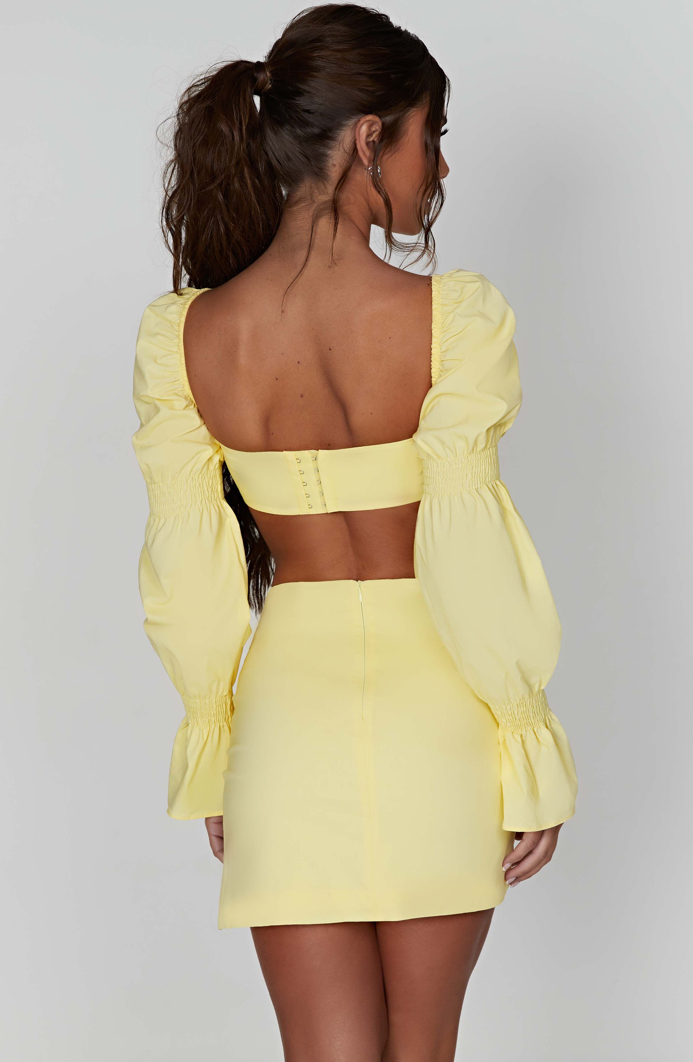 Perla Limon Mini Etek