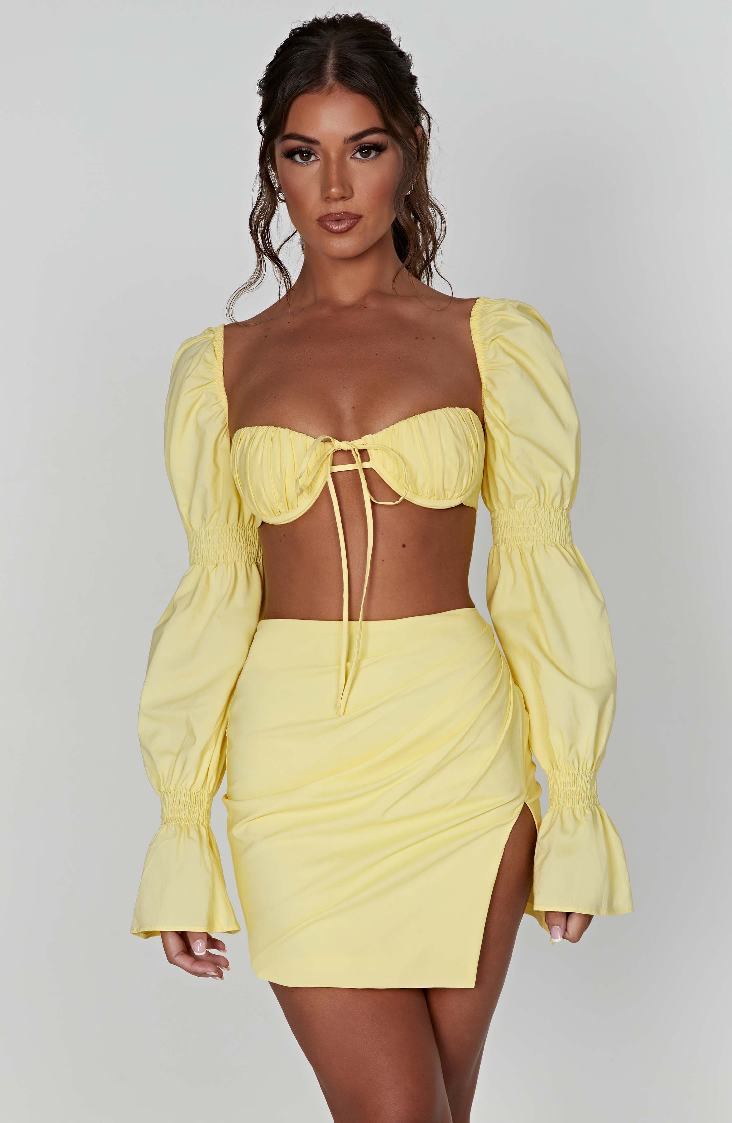 Perla Limon Mini Etek