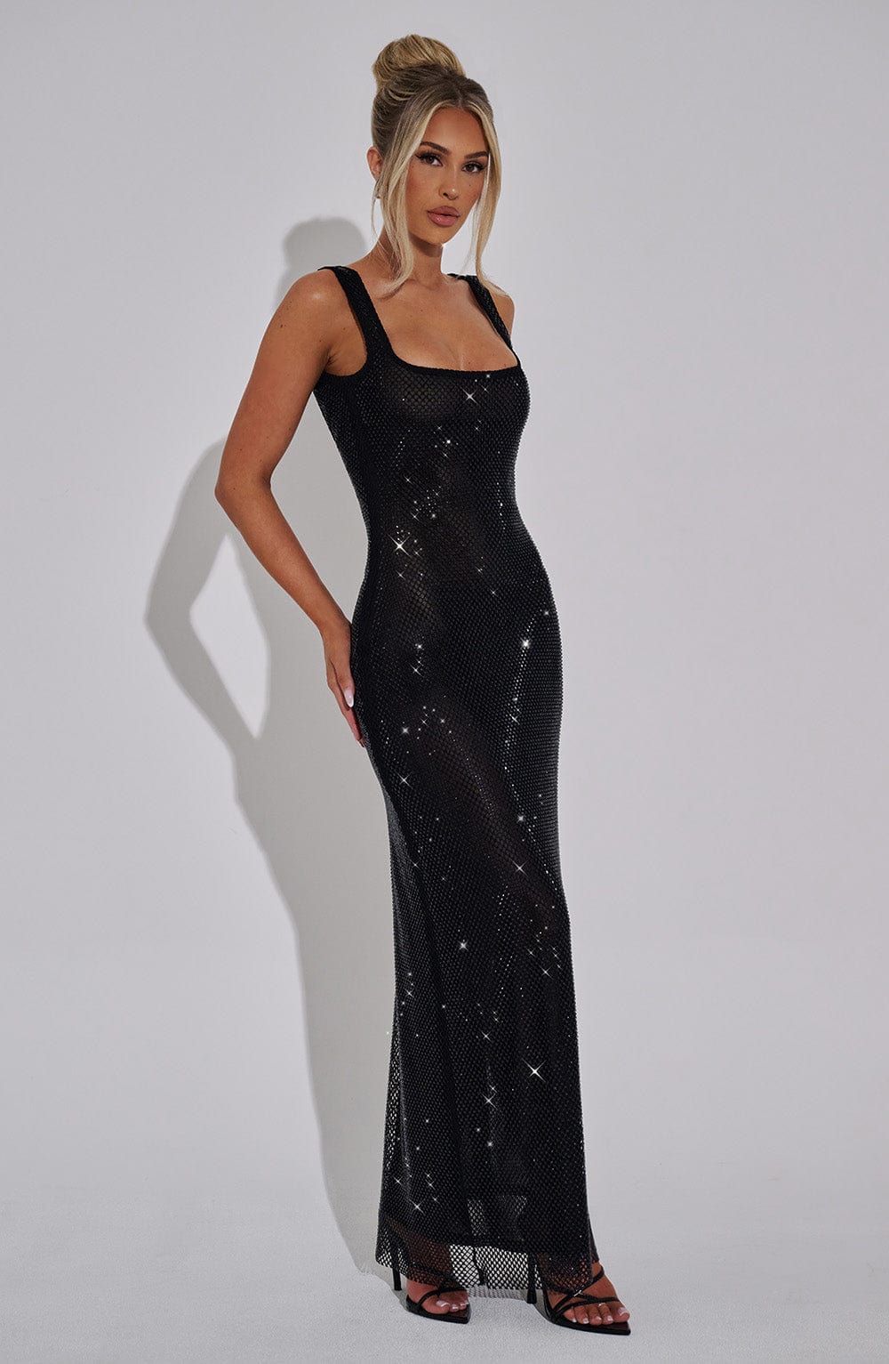 Petra Maxi Siyah Elbise
