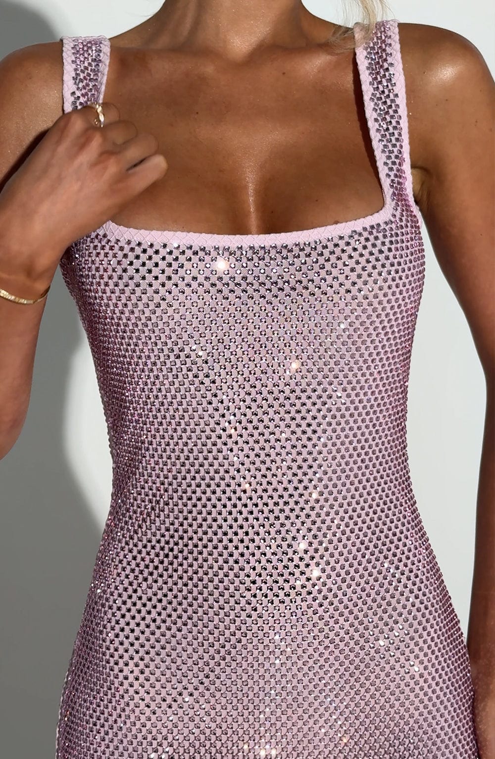 Petra Maxi Pembe Elbise