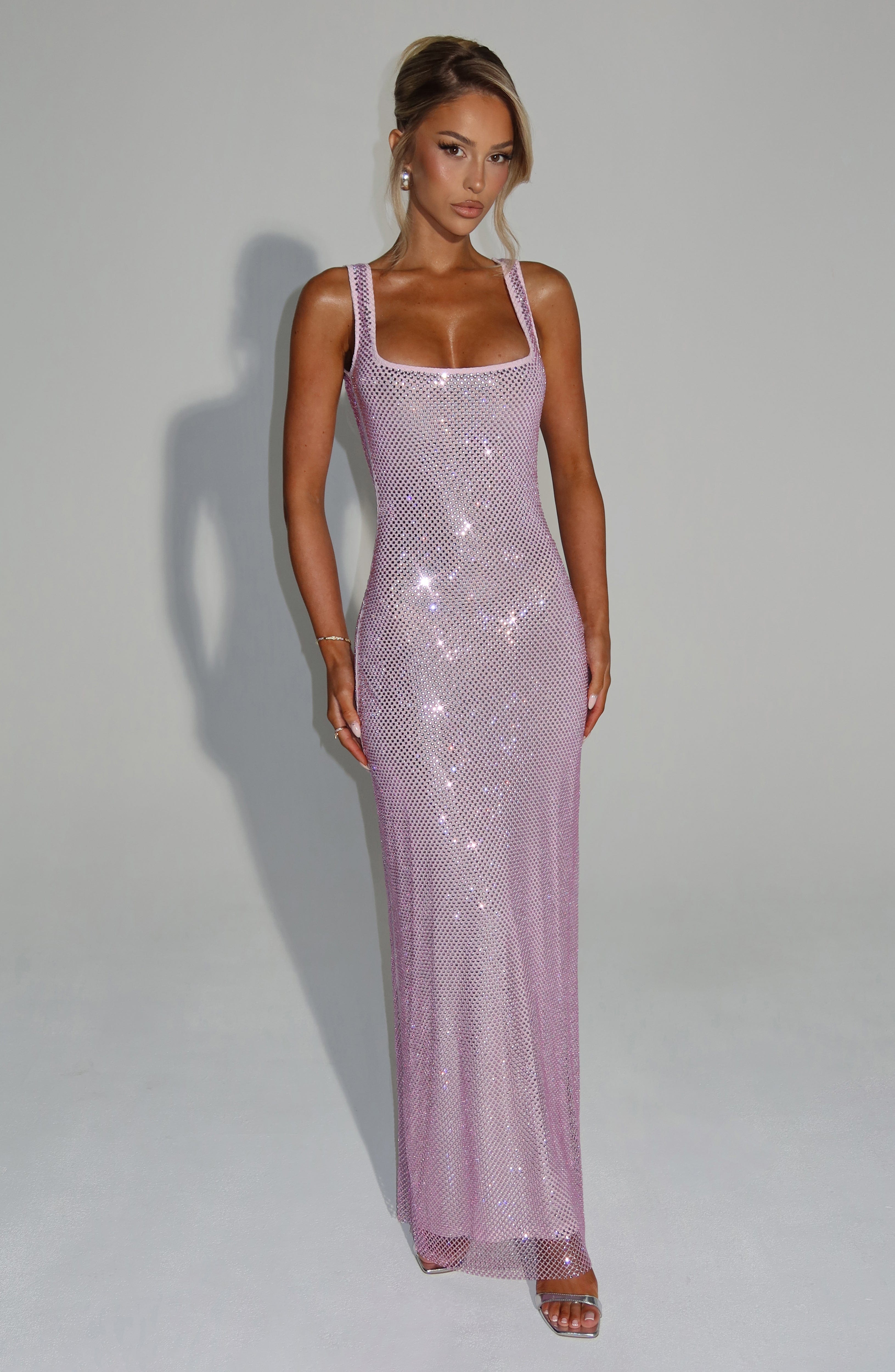 Petra Maxi Pembe Elbise