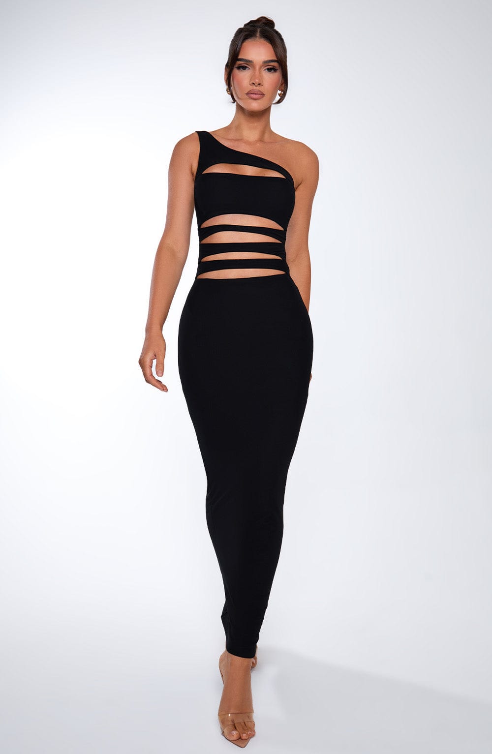 Phoenix Maxi Siyah Elbise