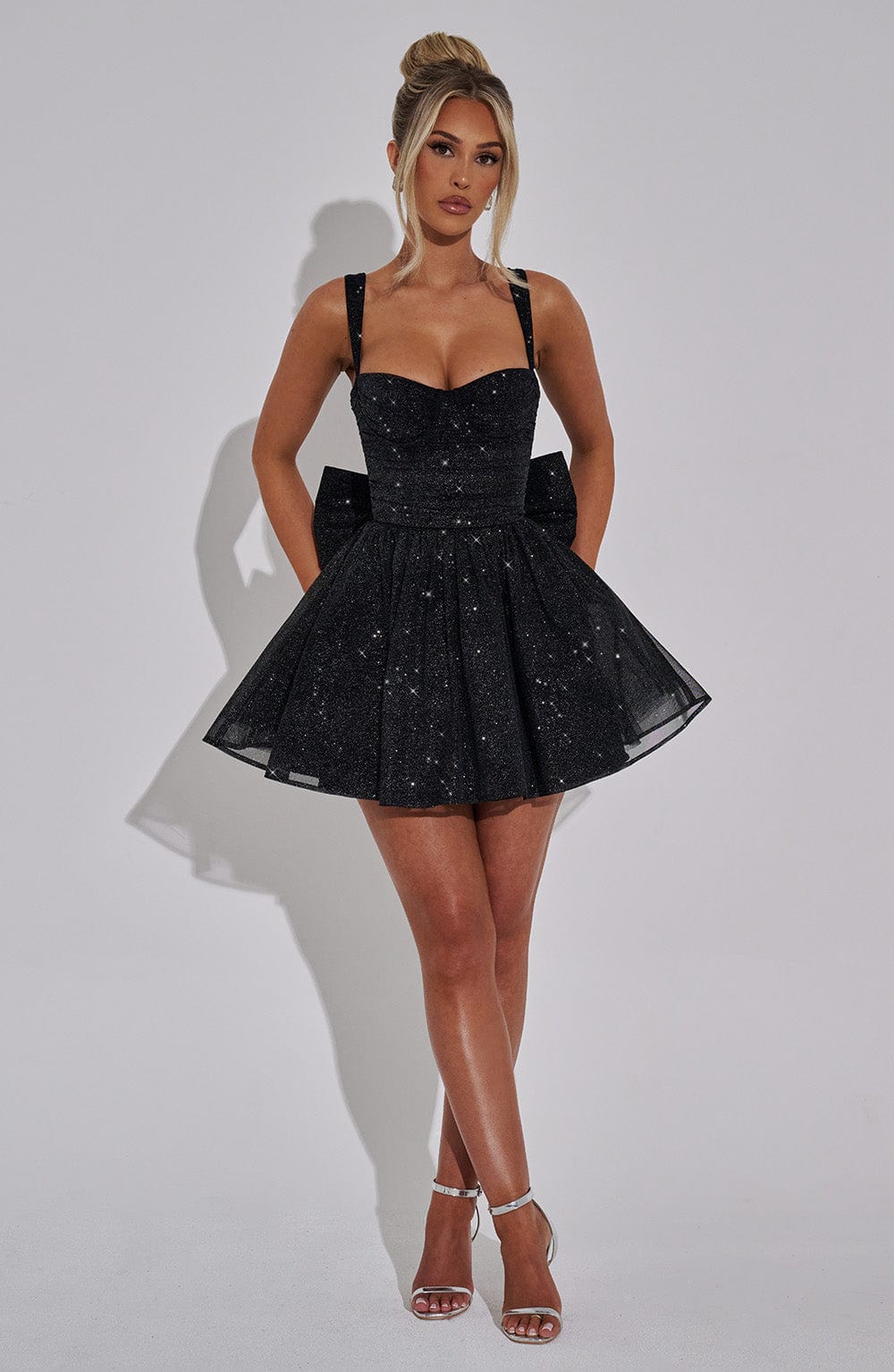 Polly Mini Siyah Elbise