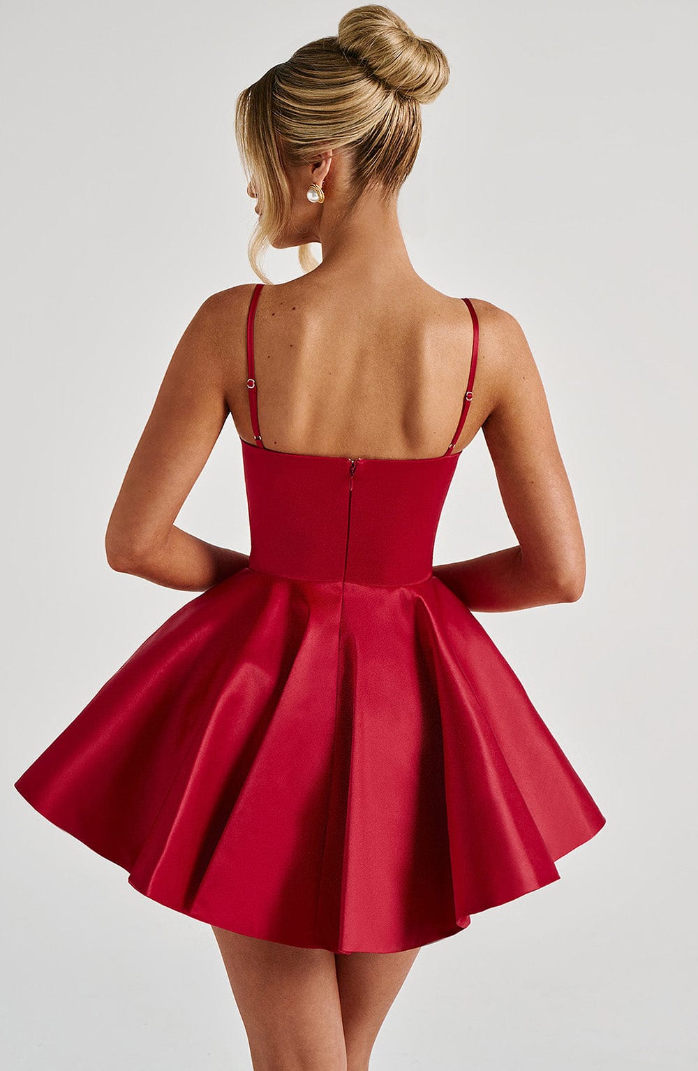 Kırmızı Poppy Mini Elbise