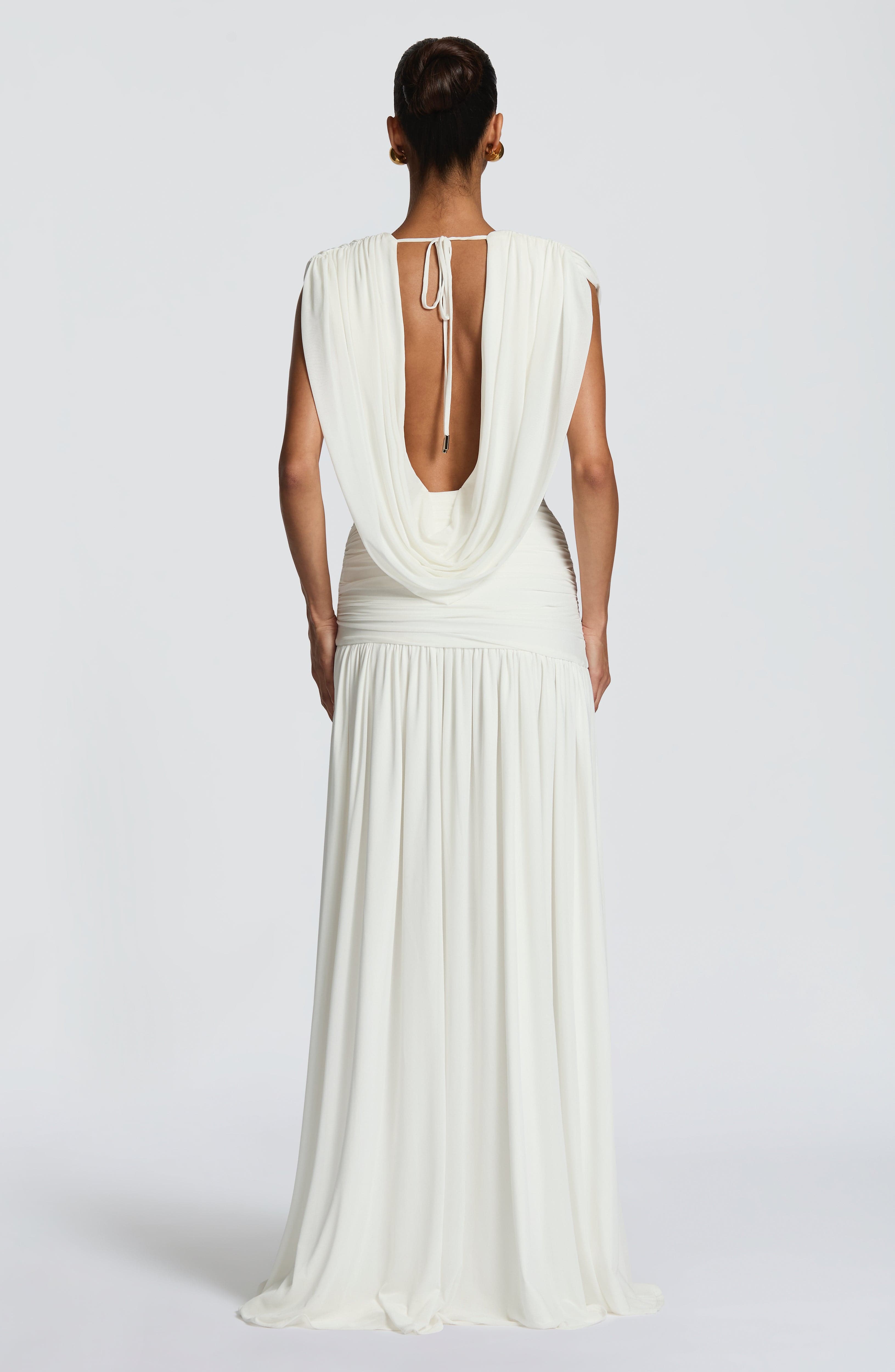 Romilly Ekru Maxi Elbise
