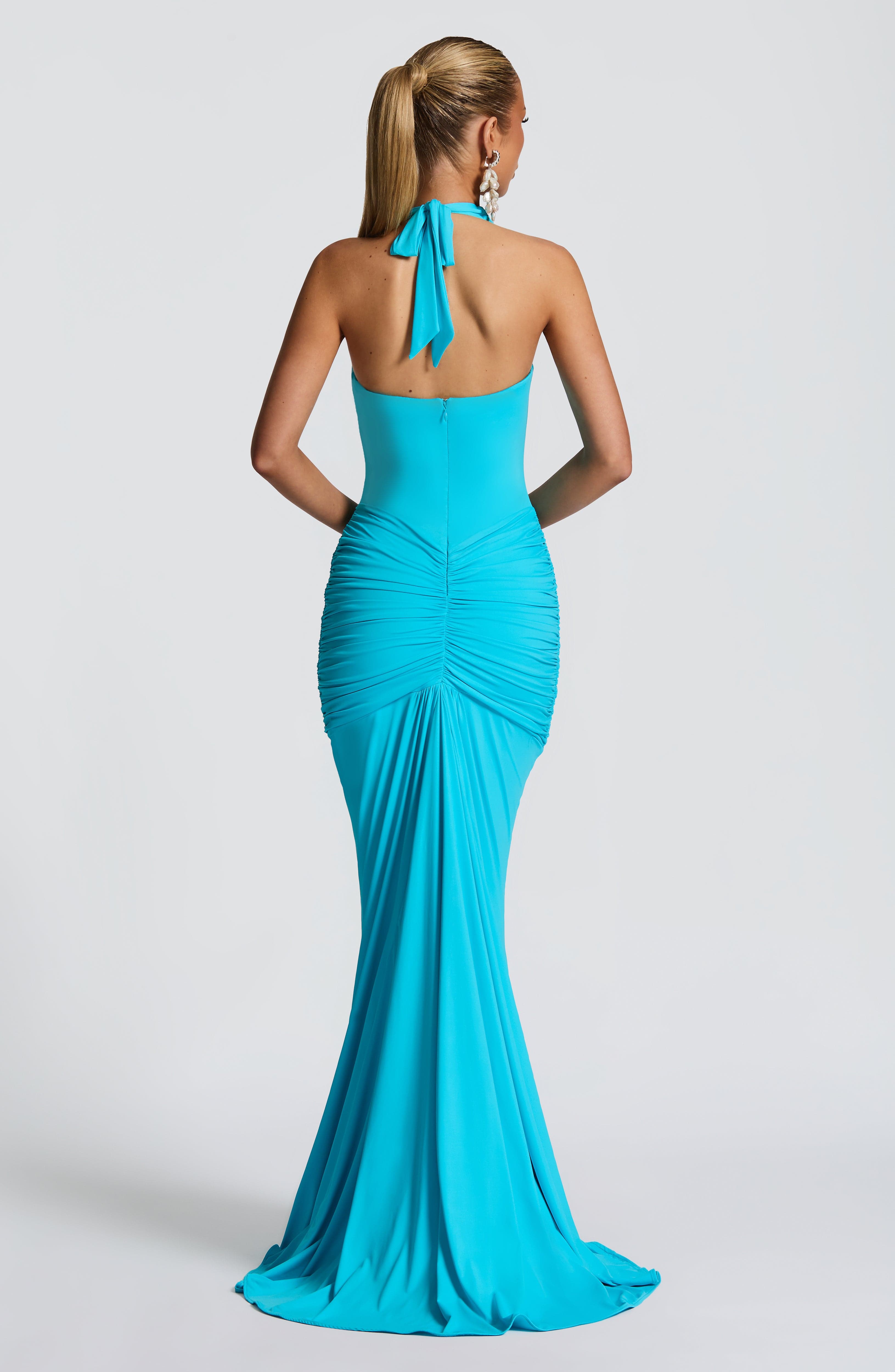 Rosetta Aqua Maxi Elbise