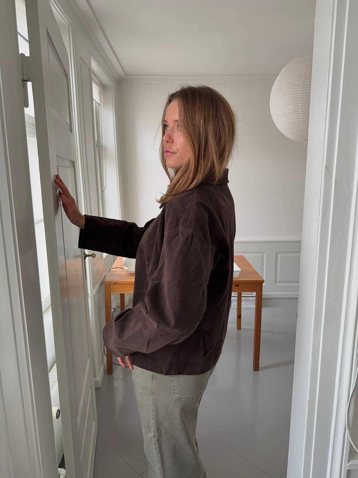 Dalila Kahverengi Süet Ceket