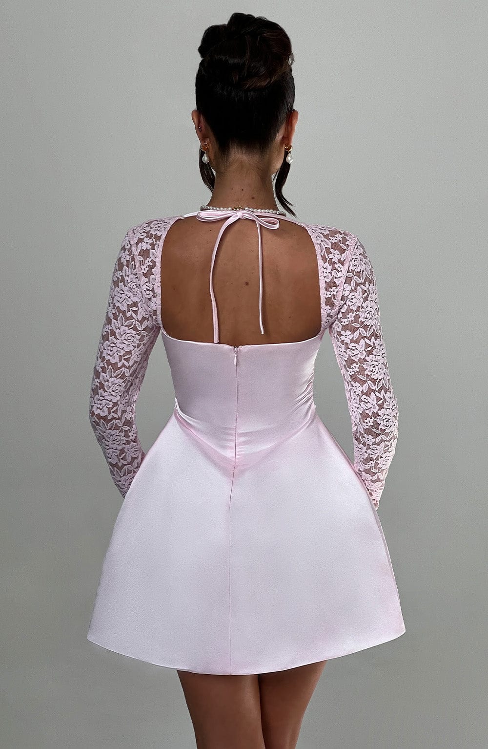 Sadie Mini Pembe Elbise