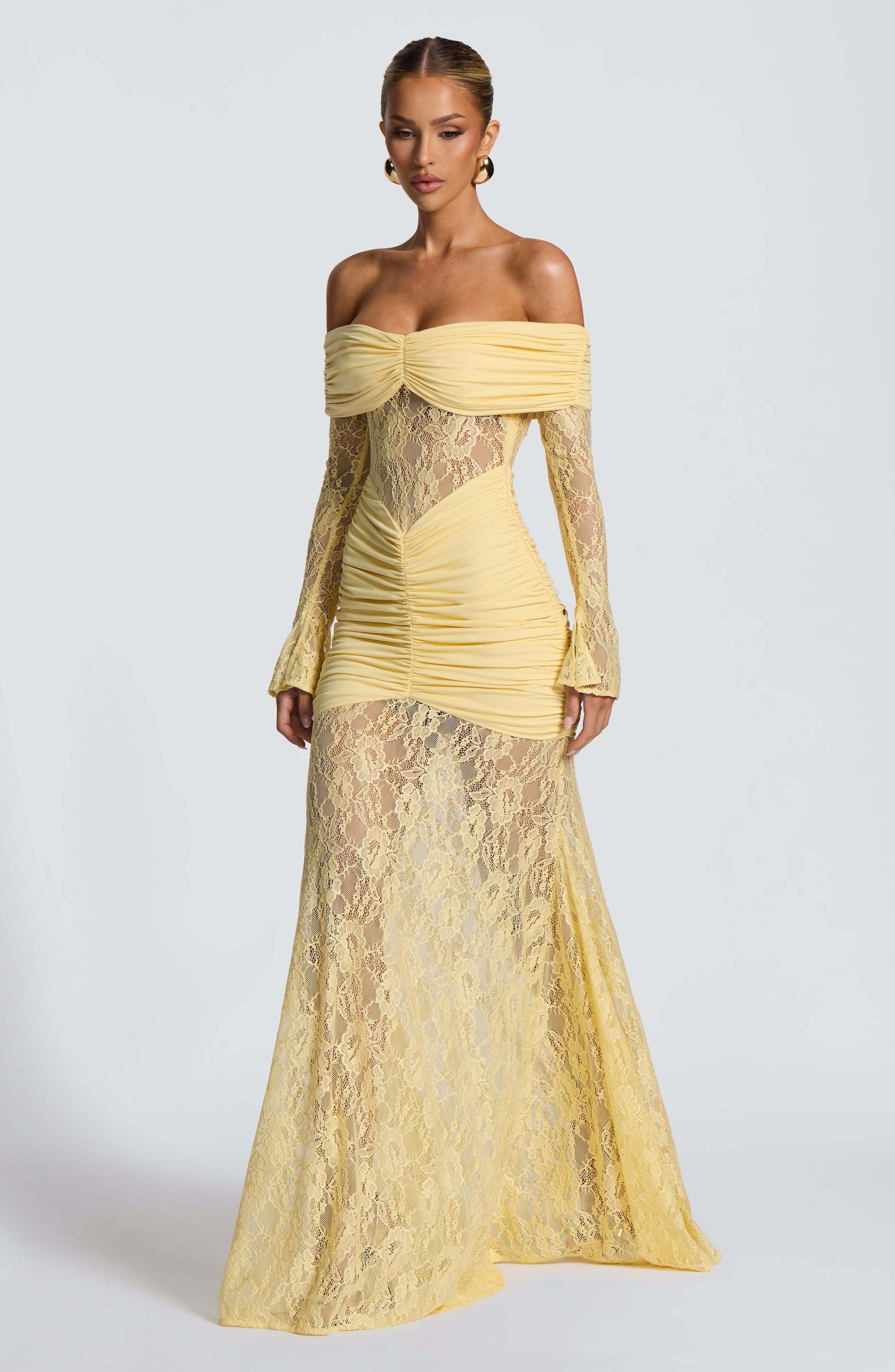Sauline Limon Maxi Elbise