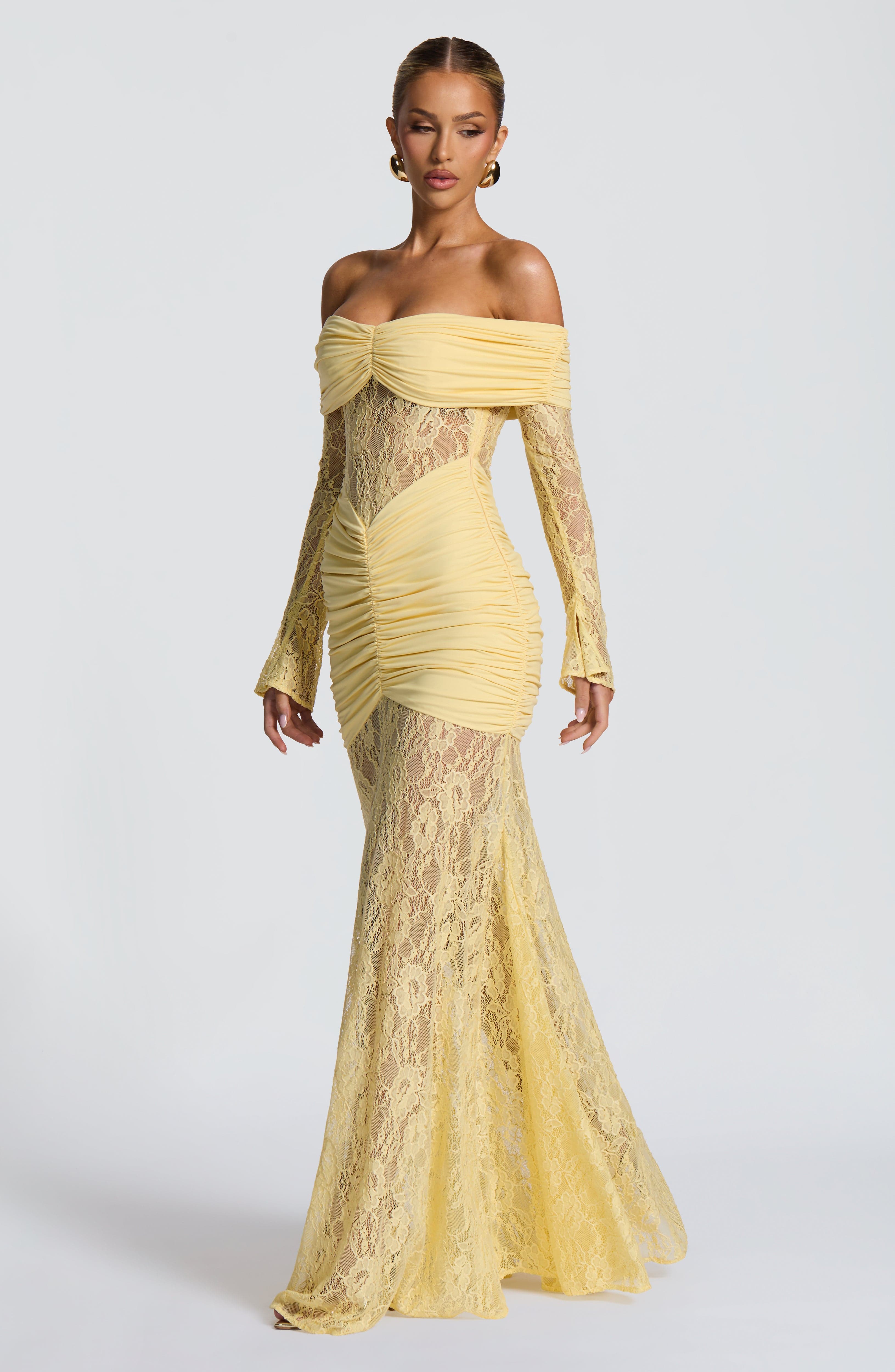 Sauline Limon Maxi Elbise