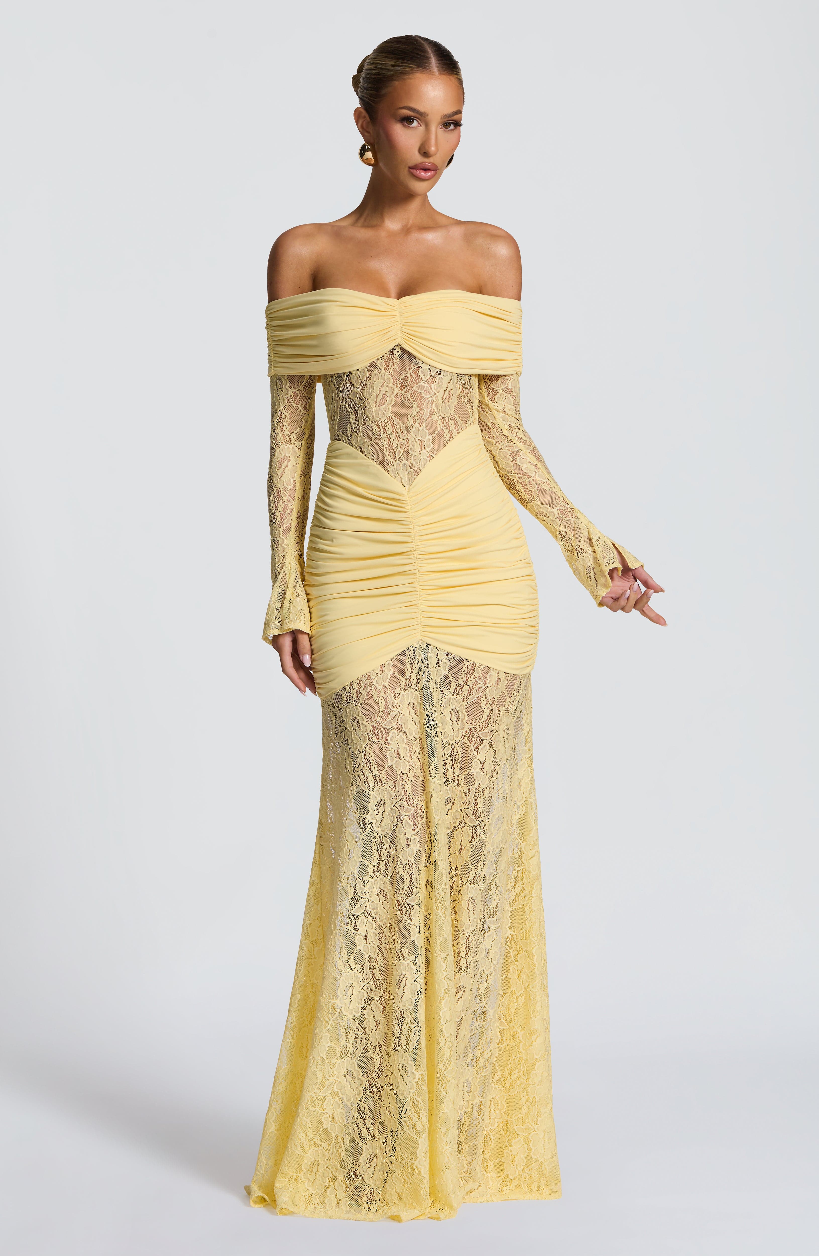 Sauline Limon Maxi Elbise