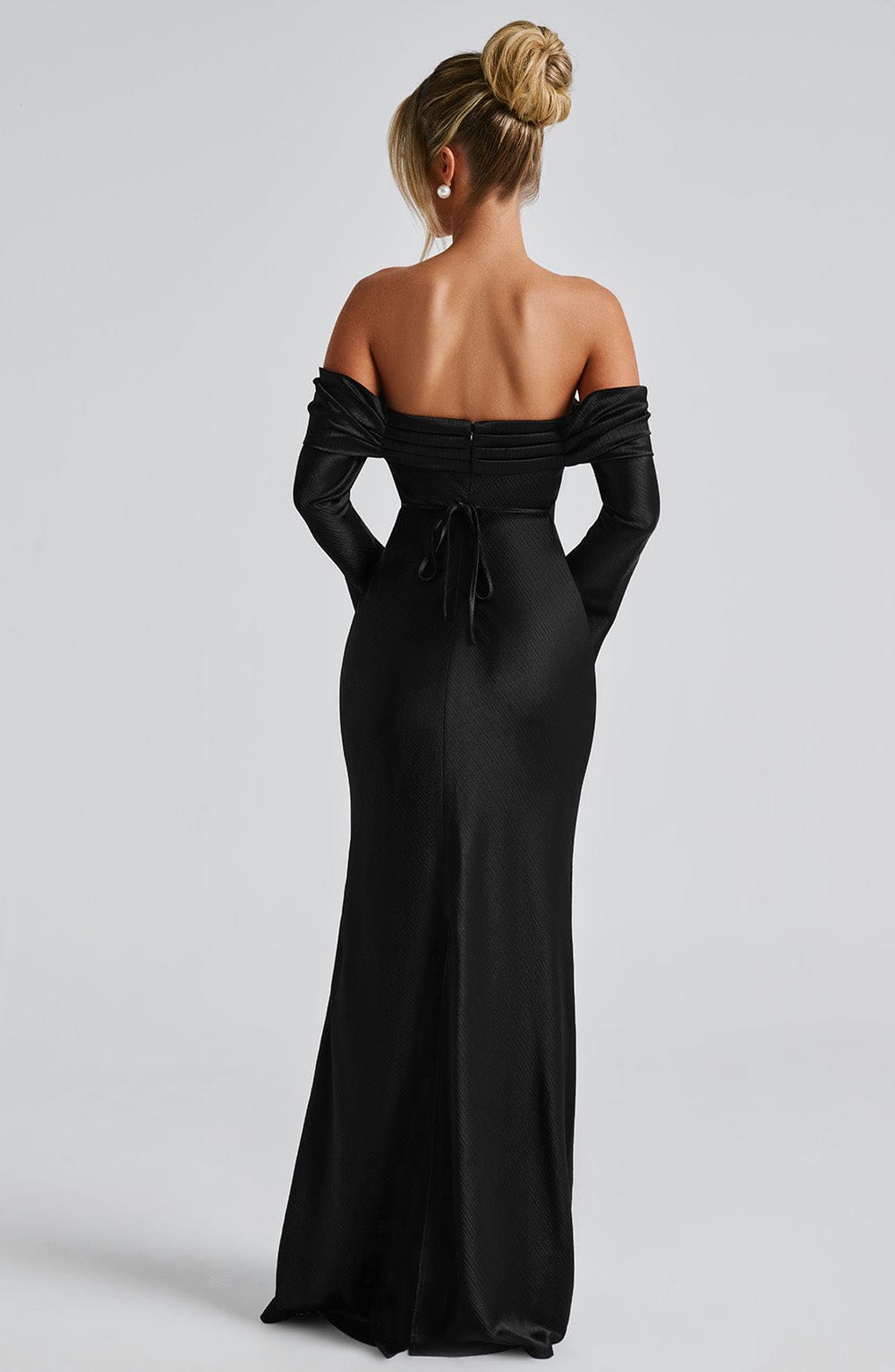 Selene Siyah Maxi Elbise