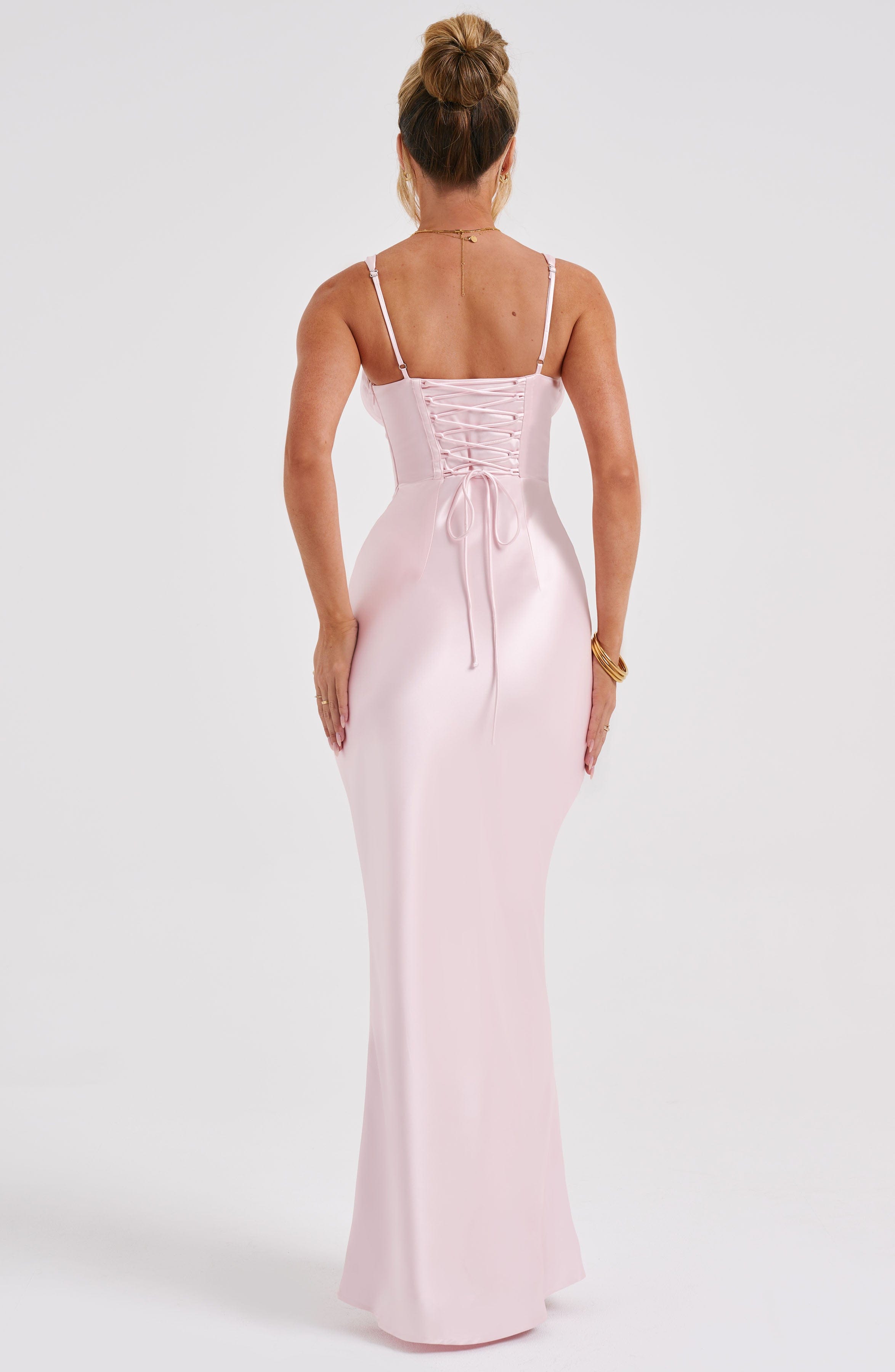 Shae Pembe Maxi Elbise