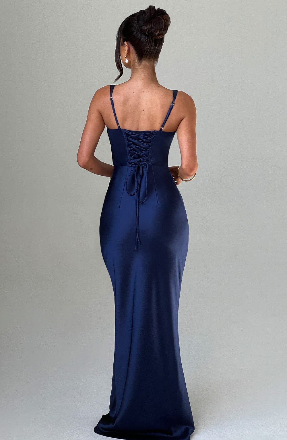 Lacivert Shae Maxi Elbise