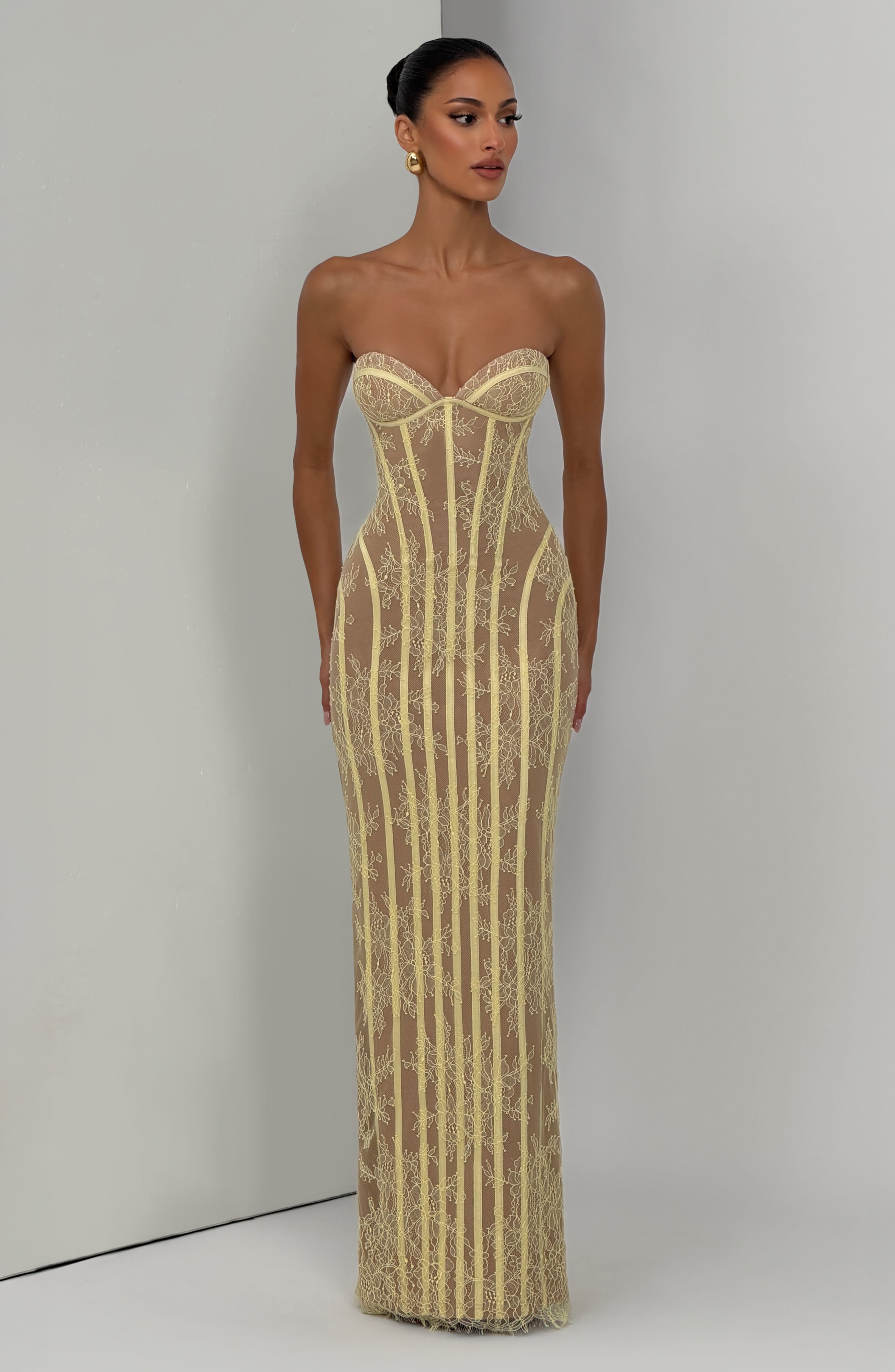 Sian Limon Maxi Elbise