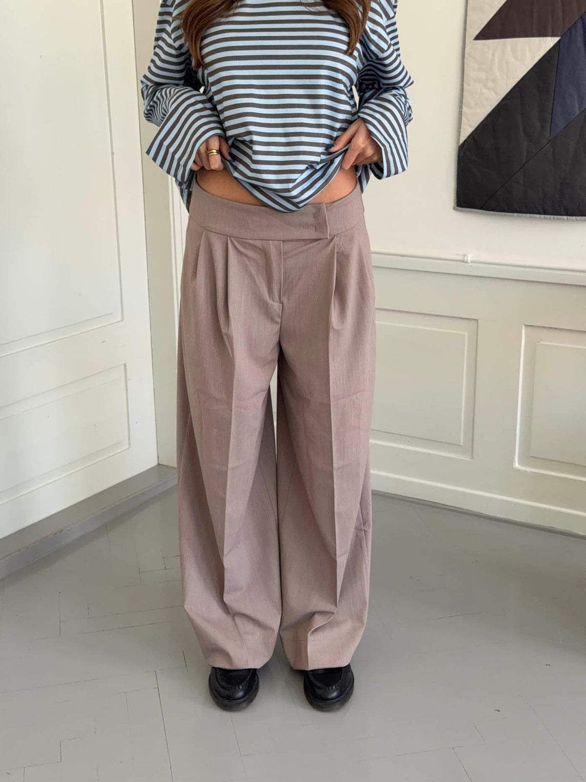Belliano Taupe Takım Pantolonu