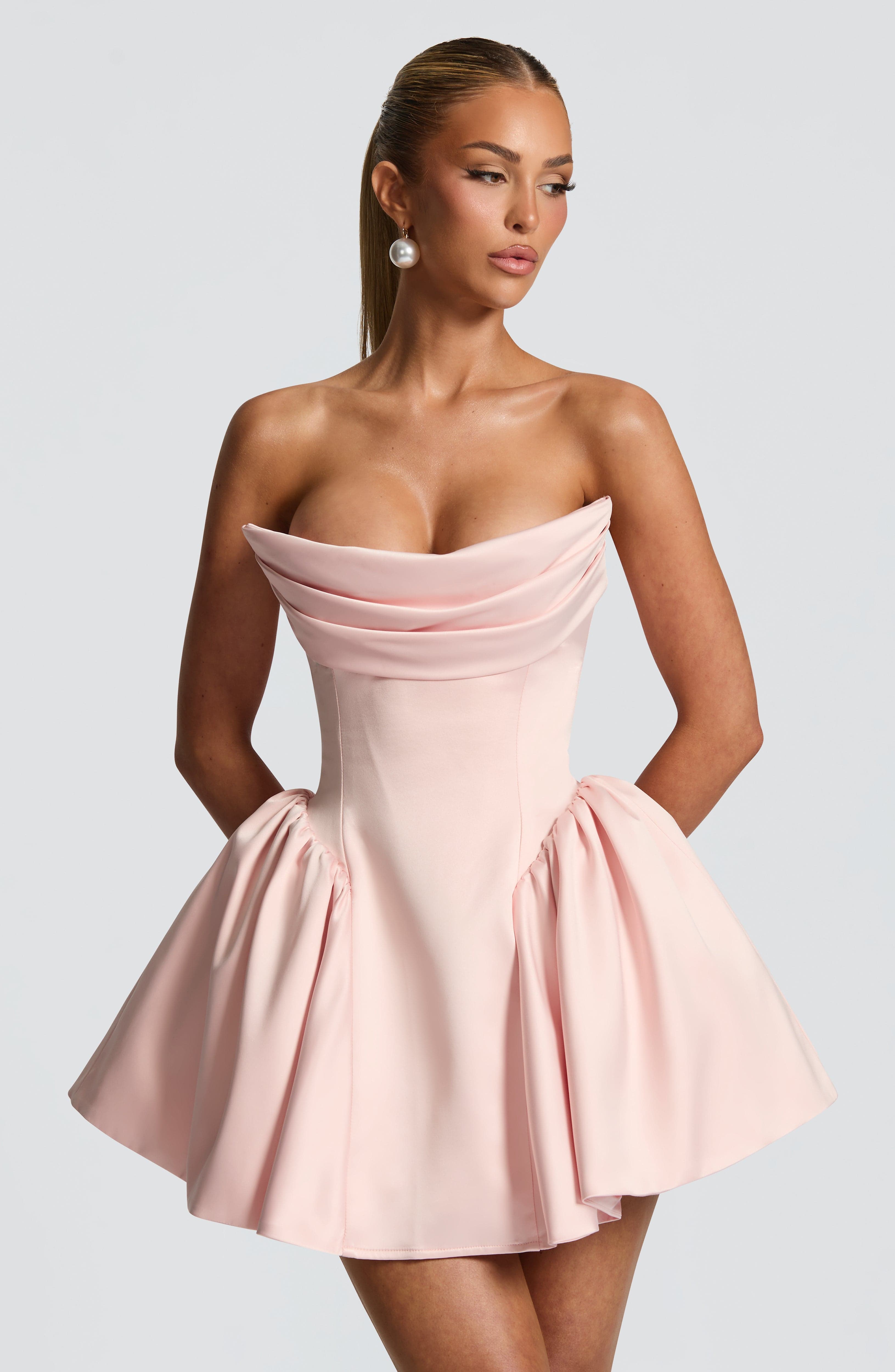 Trinity Mini Pembe Elbise