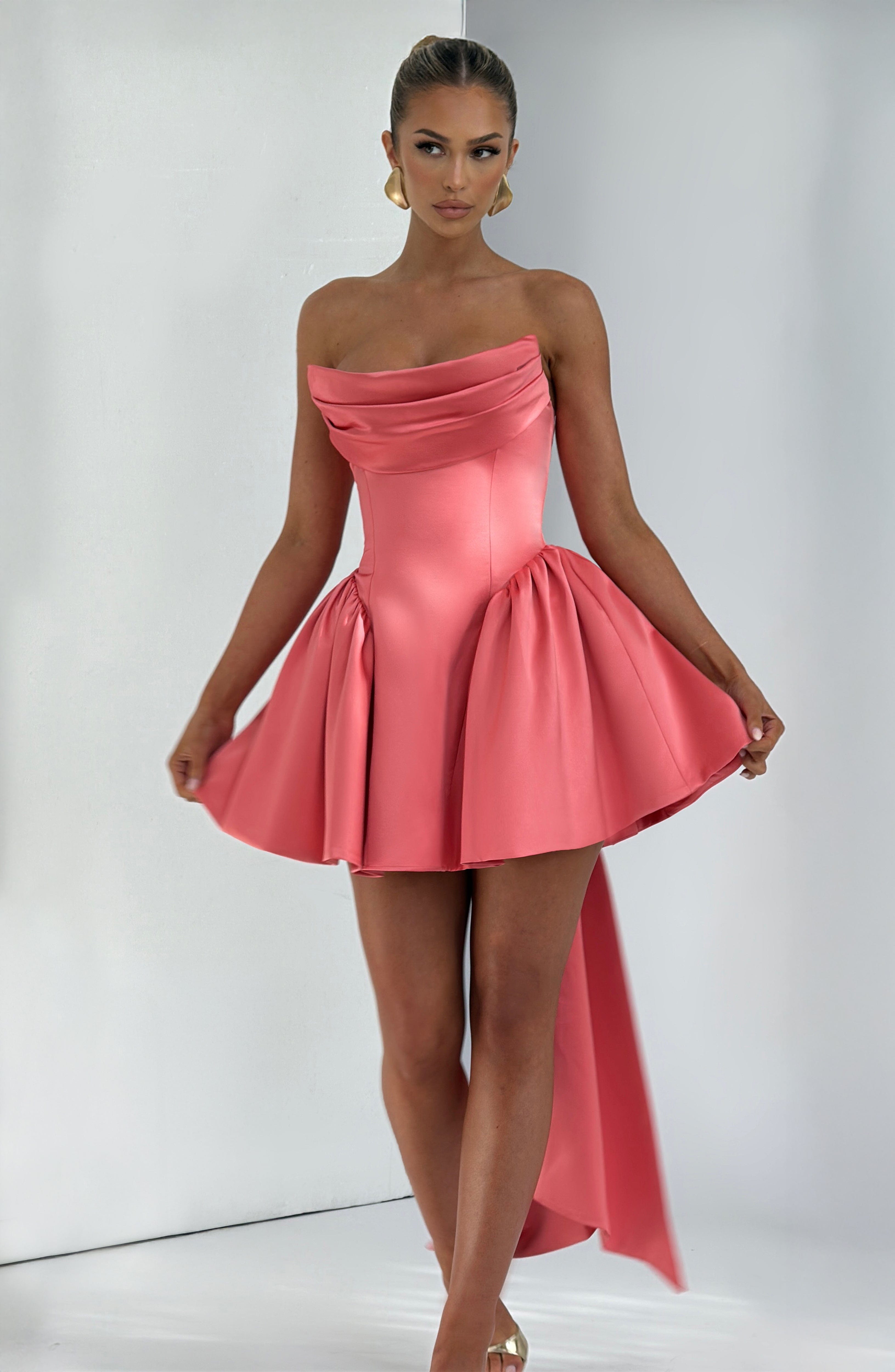 Trinity Mini Pembe Elbise