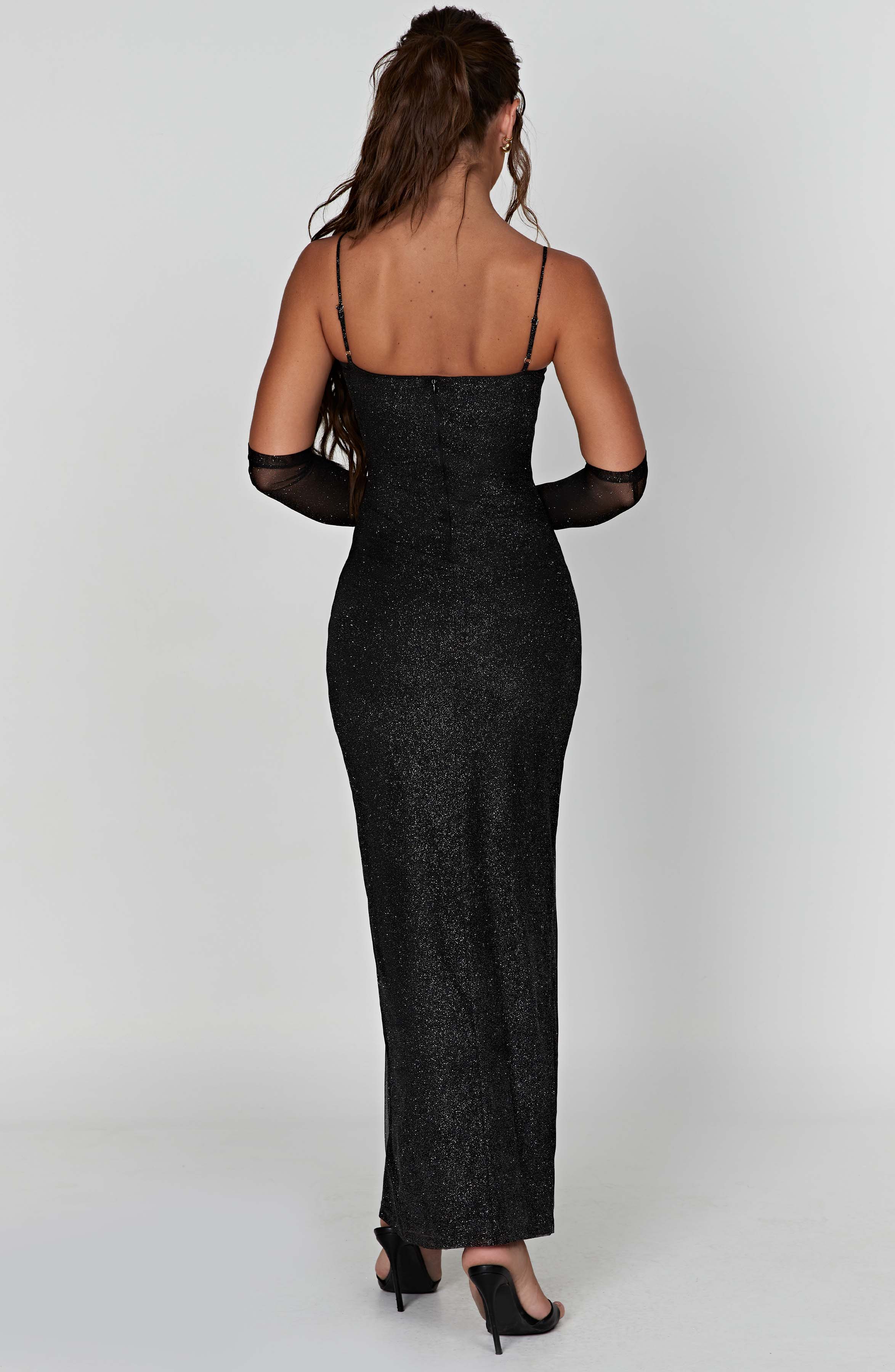 Trixie Maxi Siyah Elbise