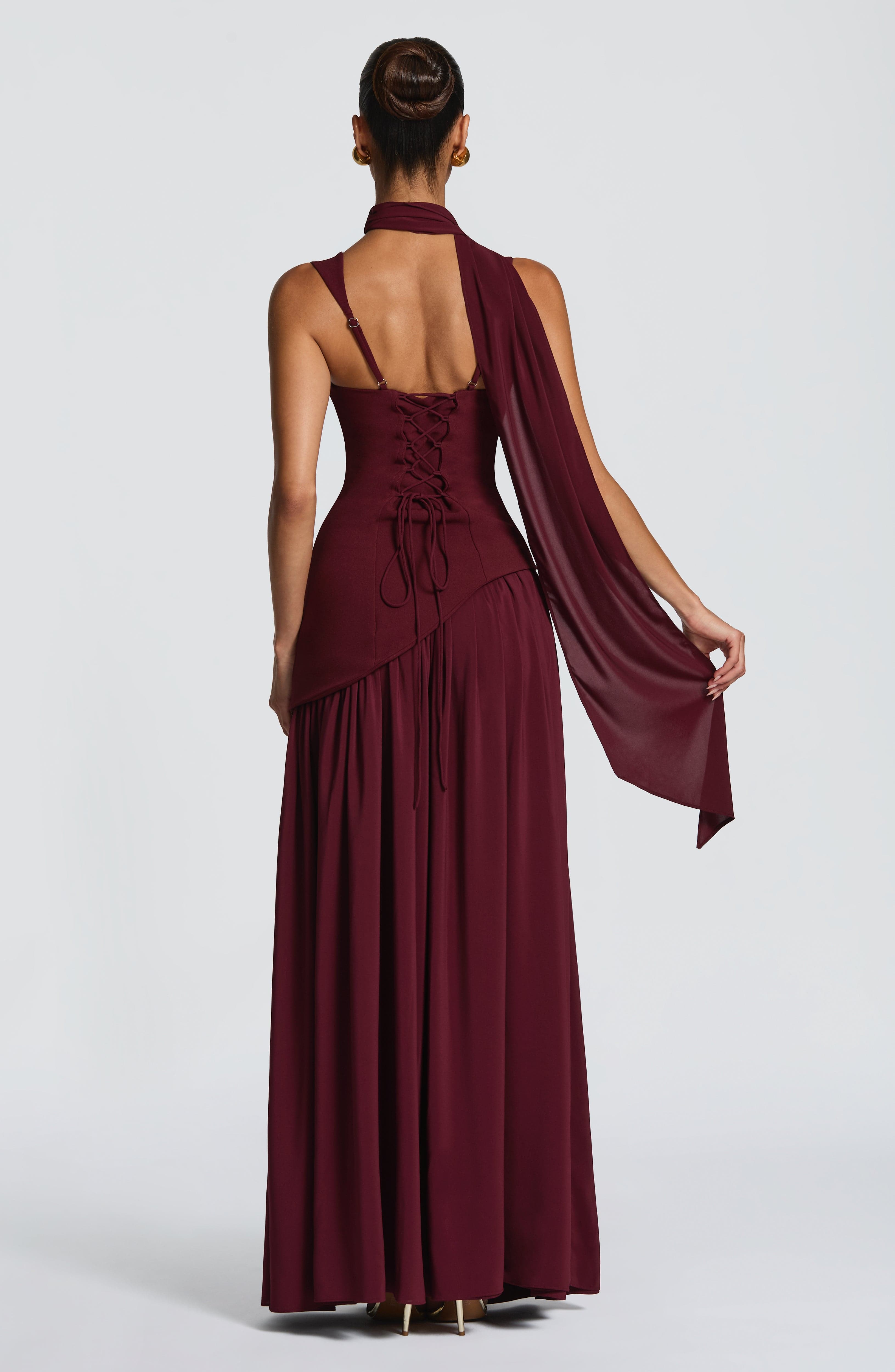 Tullulah Maxi Kiraz Elbise