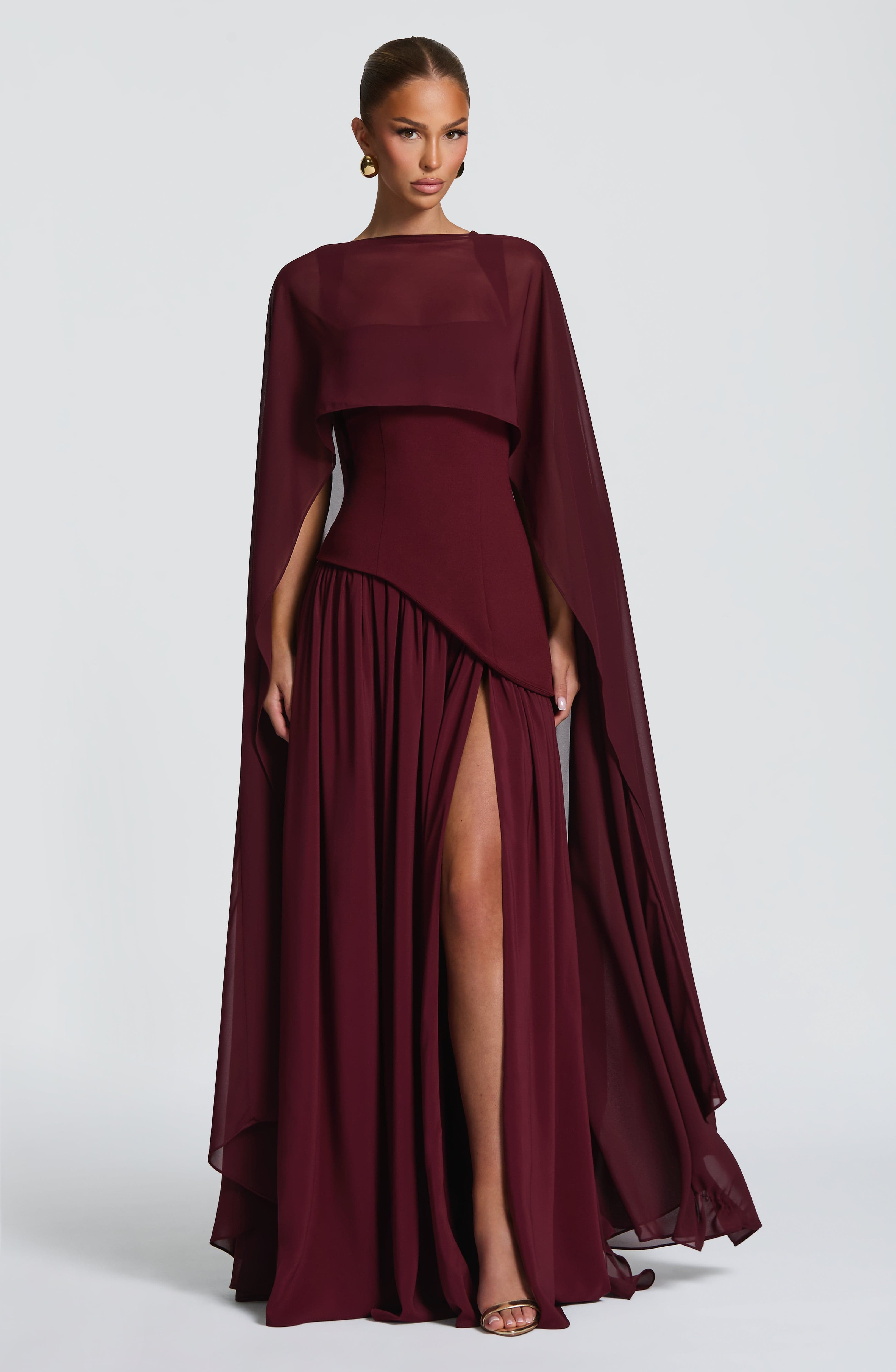 Tullulah Maxi Kiraz Elbise