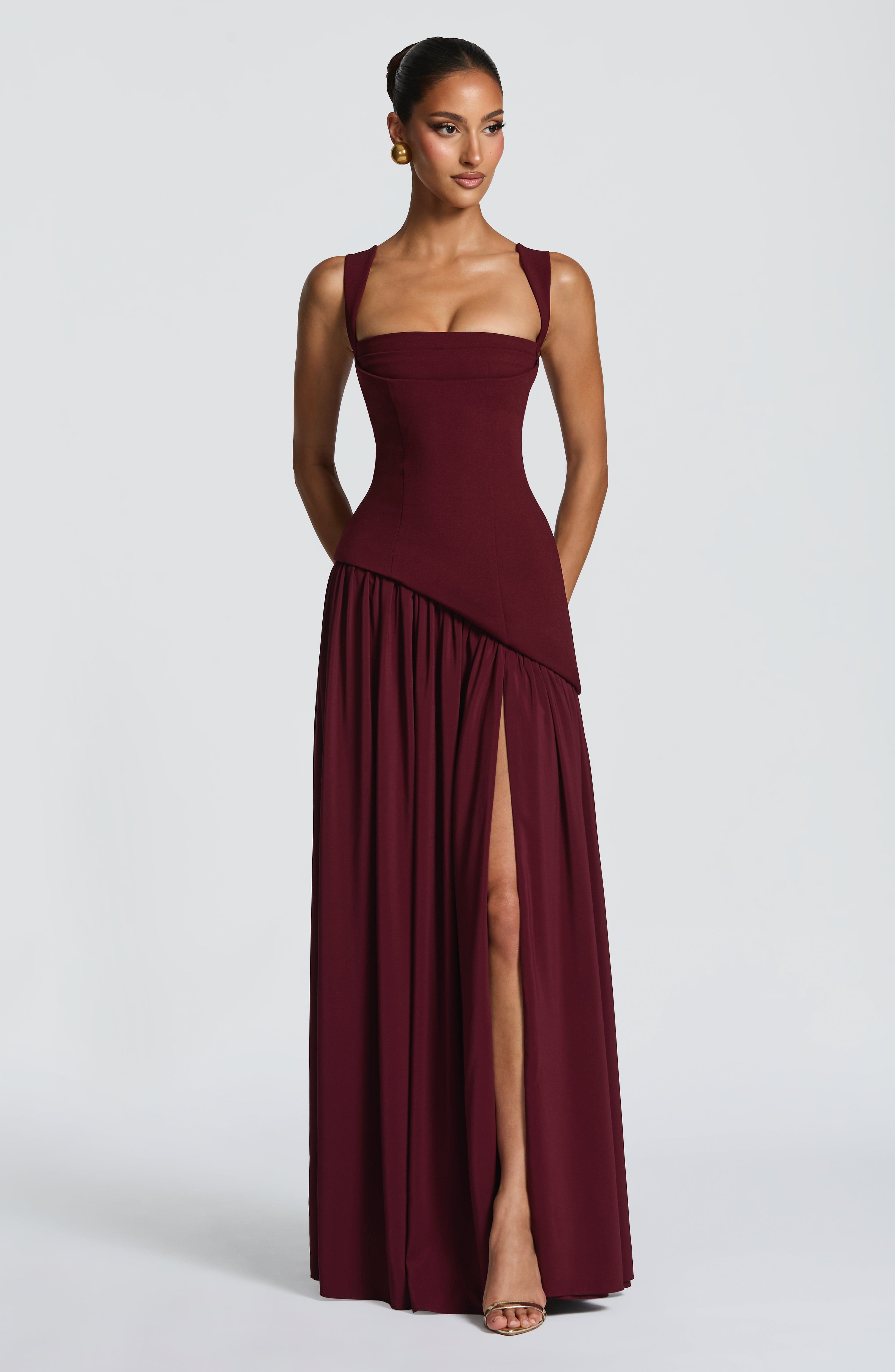 Tullulah Maxi Kiraz Elbise