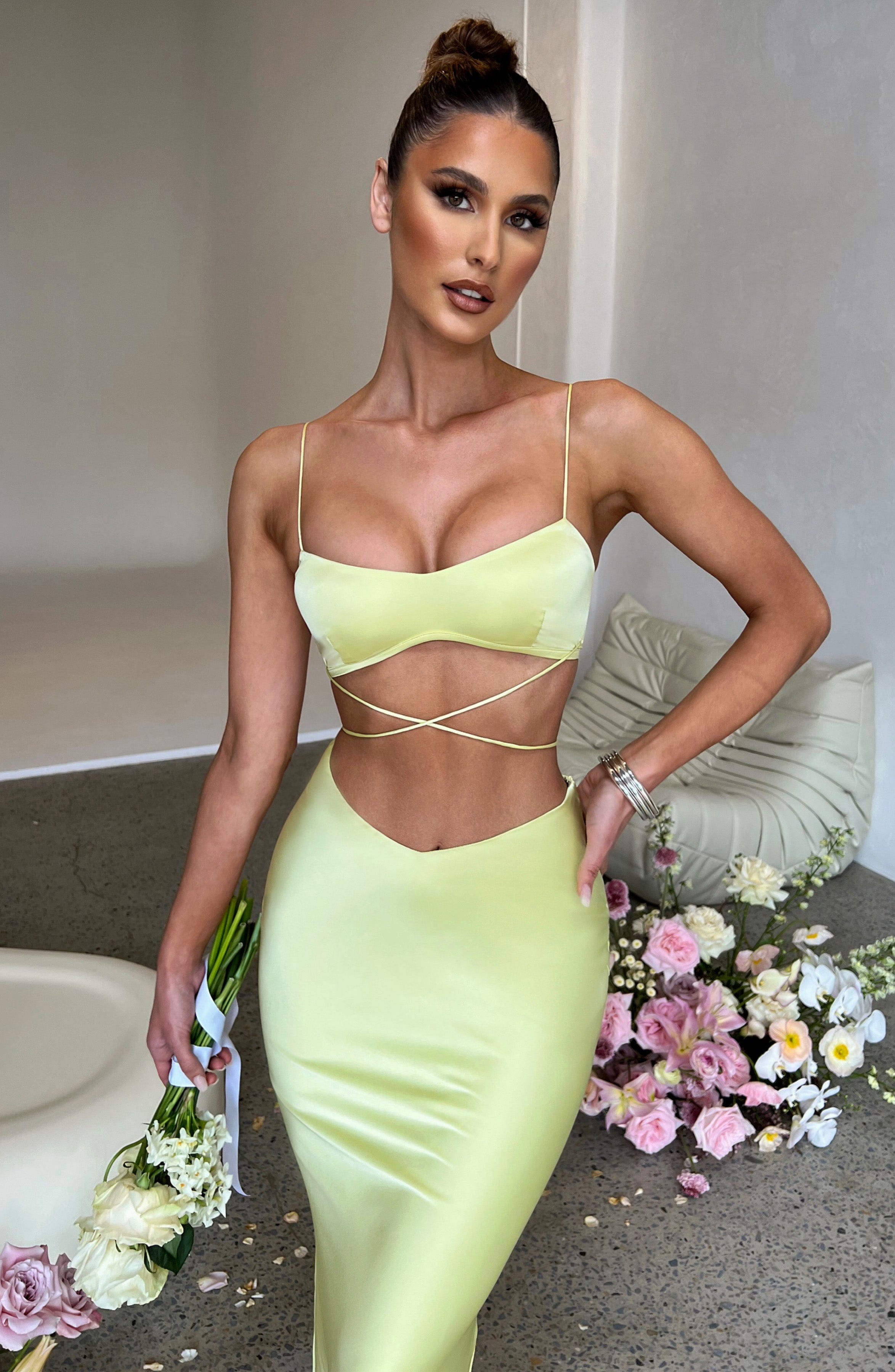 Valeria Lime Yeşil Üst