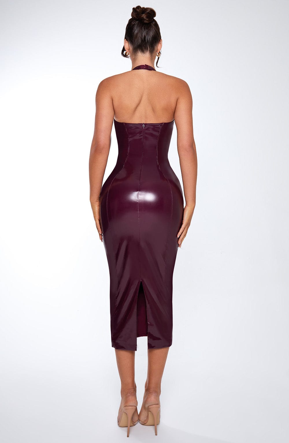 Violette Midi Kiraz Elbise