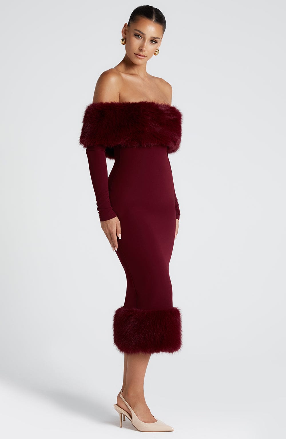 Vittoria Midi Bordo Elbise