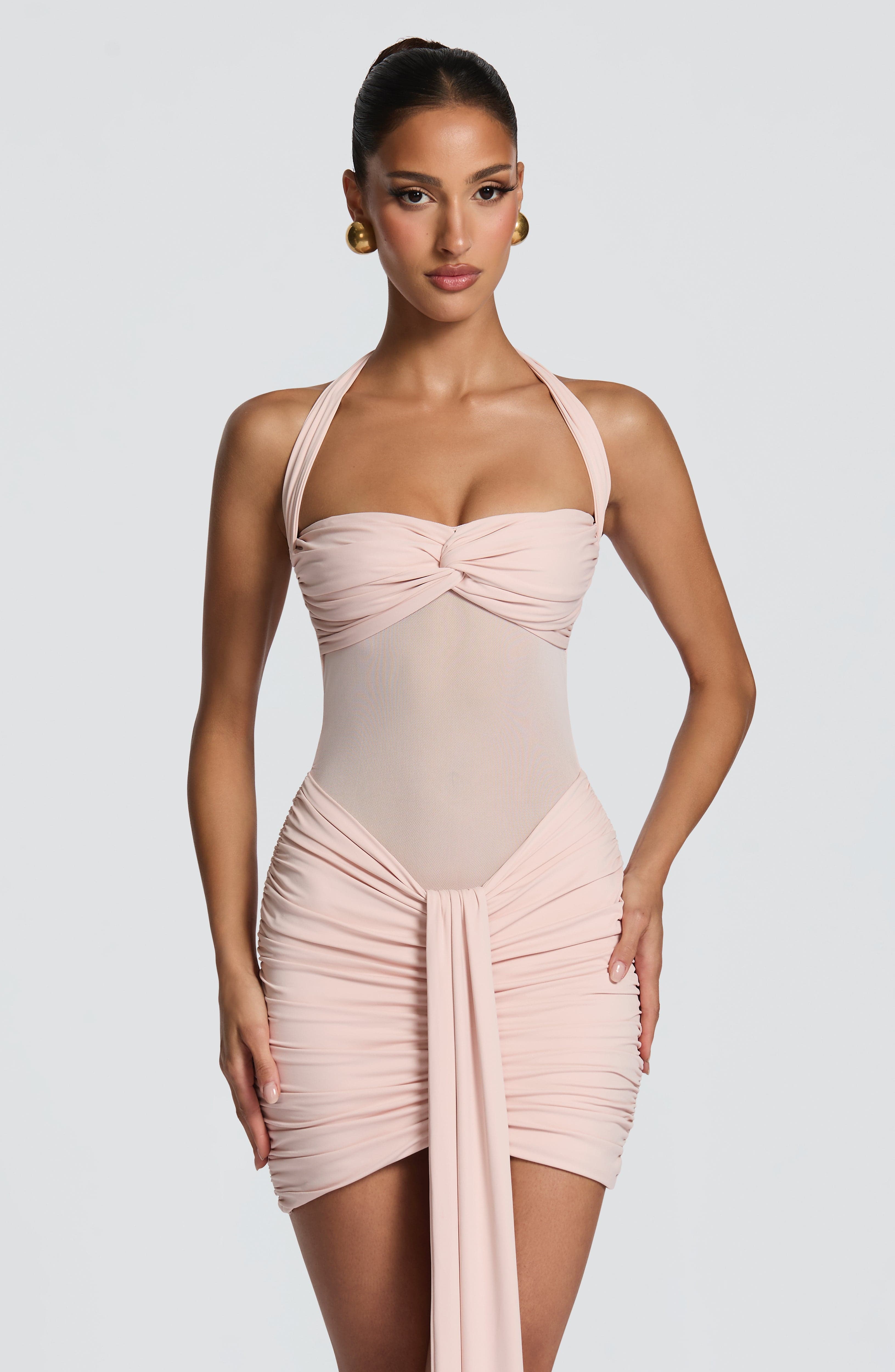 Vixen Mini Pembe Elbise