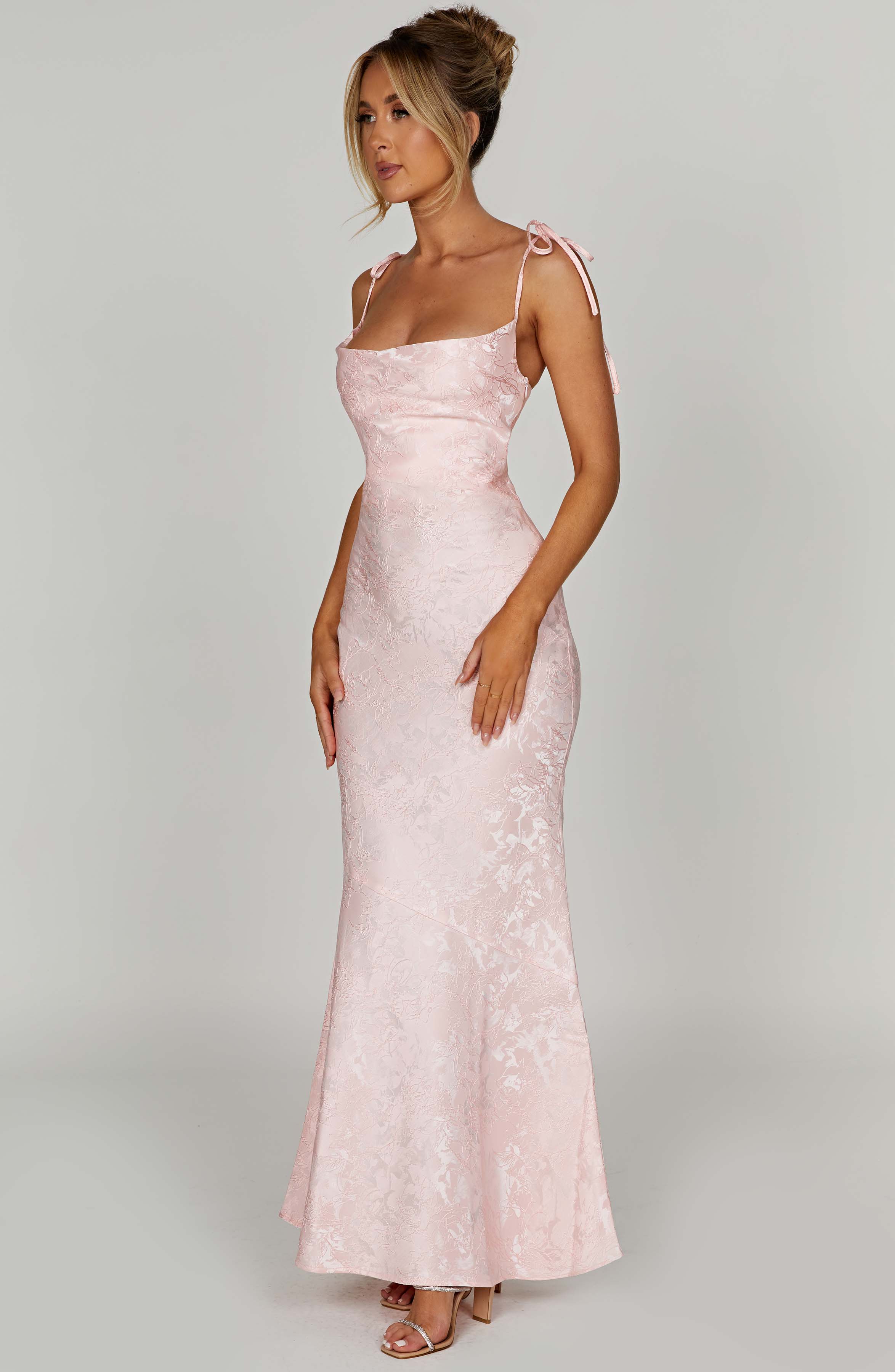 Whitney Pembe Maxi Elbise