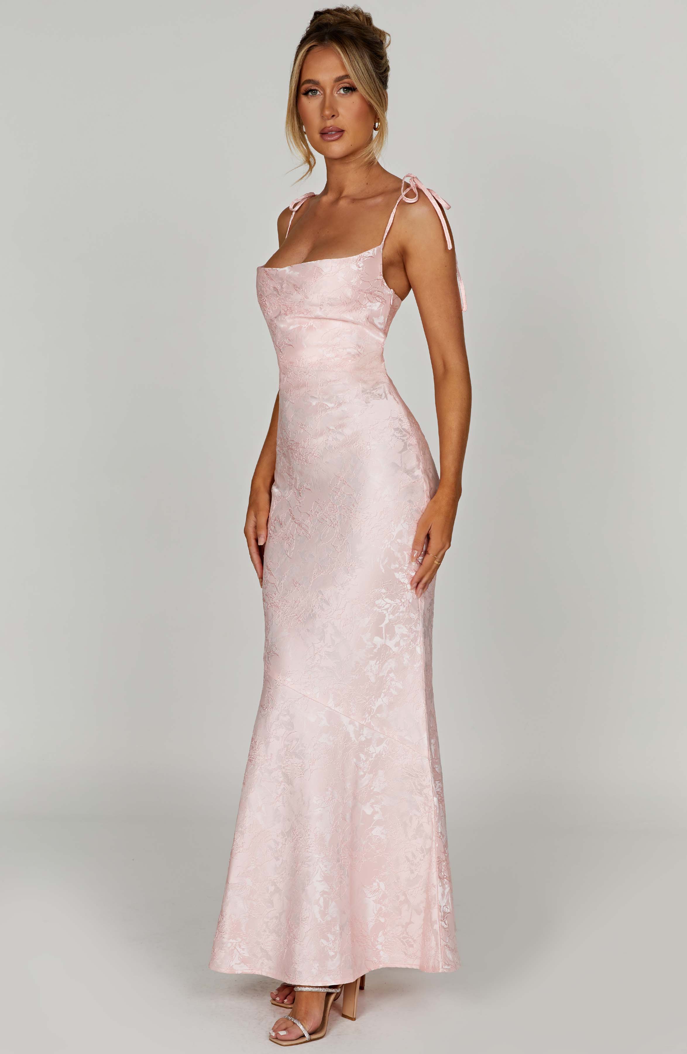 Whitney Pembe Maxi Elbise