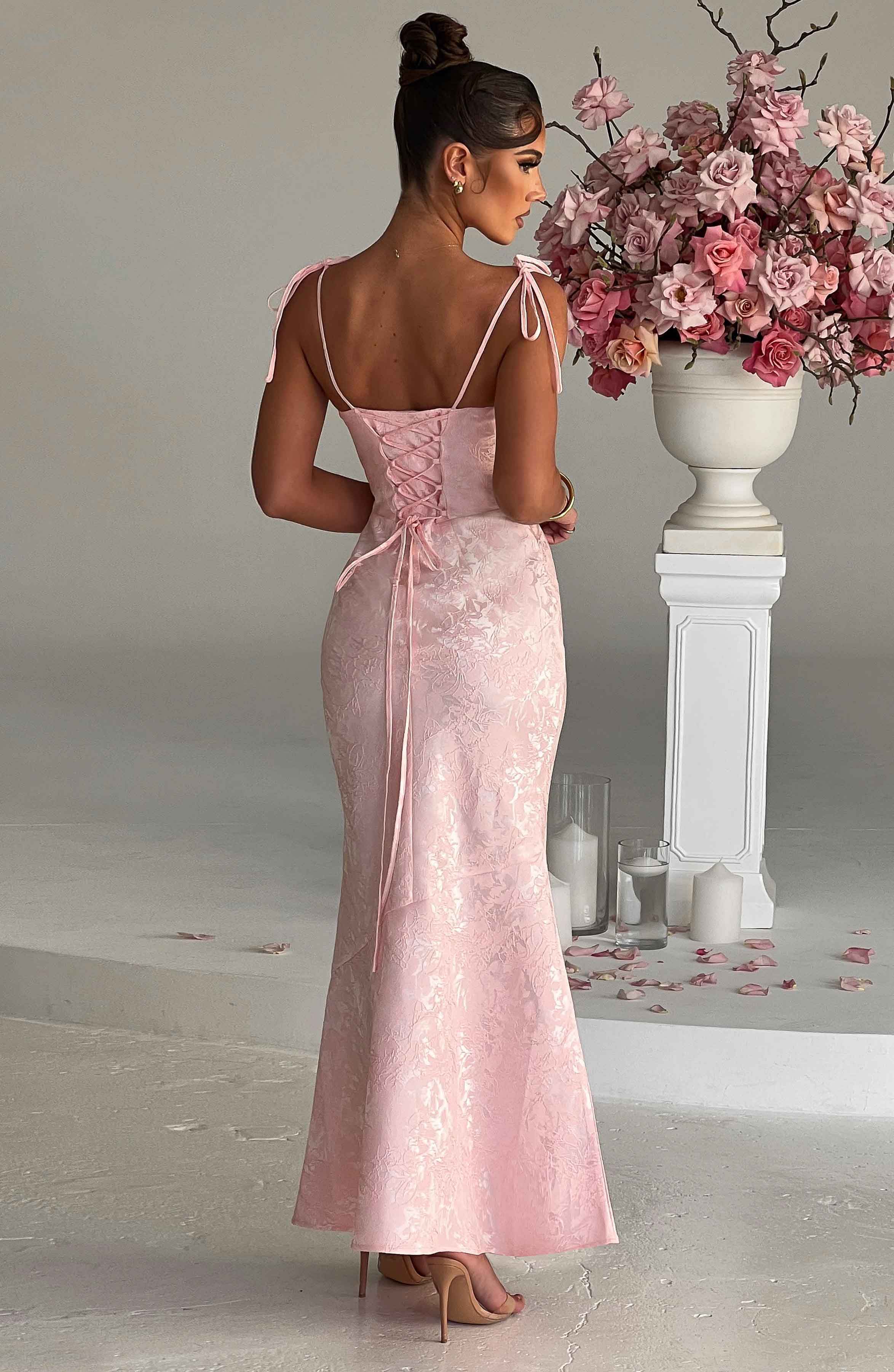 Whitney Pembe Maxi Elbise