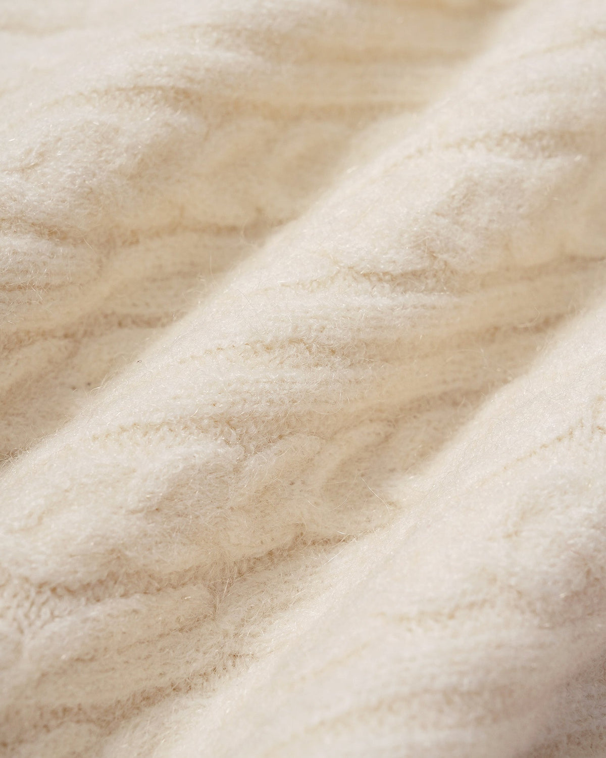 Kayısı Ruffled Tek Düğmeli Örgü Hırka