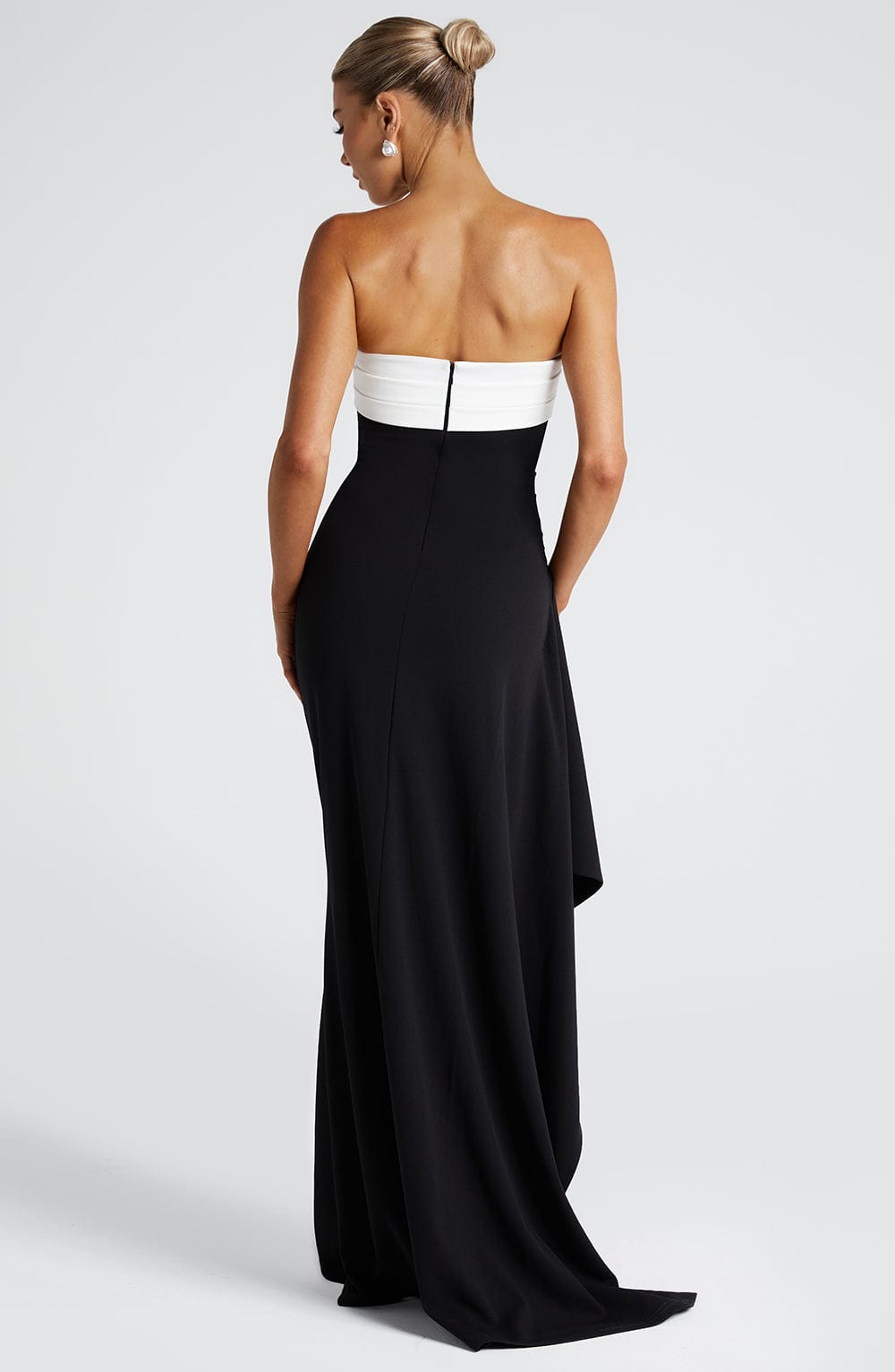 Zafira Maxi Siyah Elbise