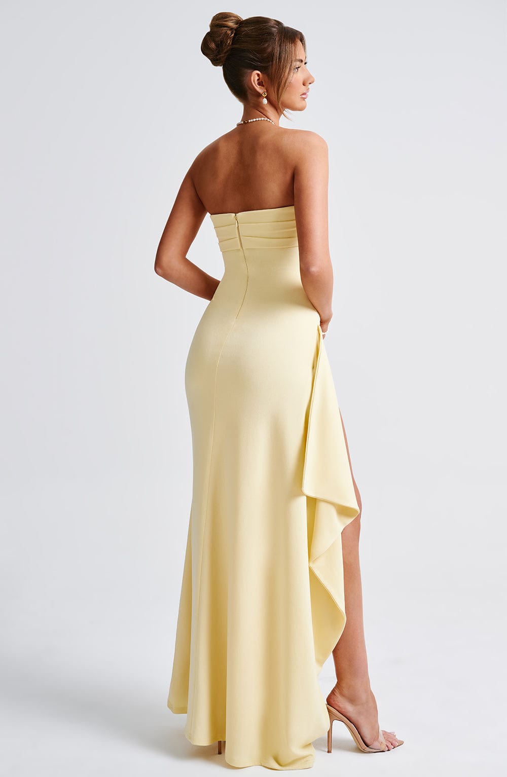 Zafira Limon Maxi Elbise