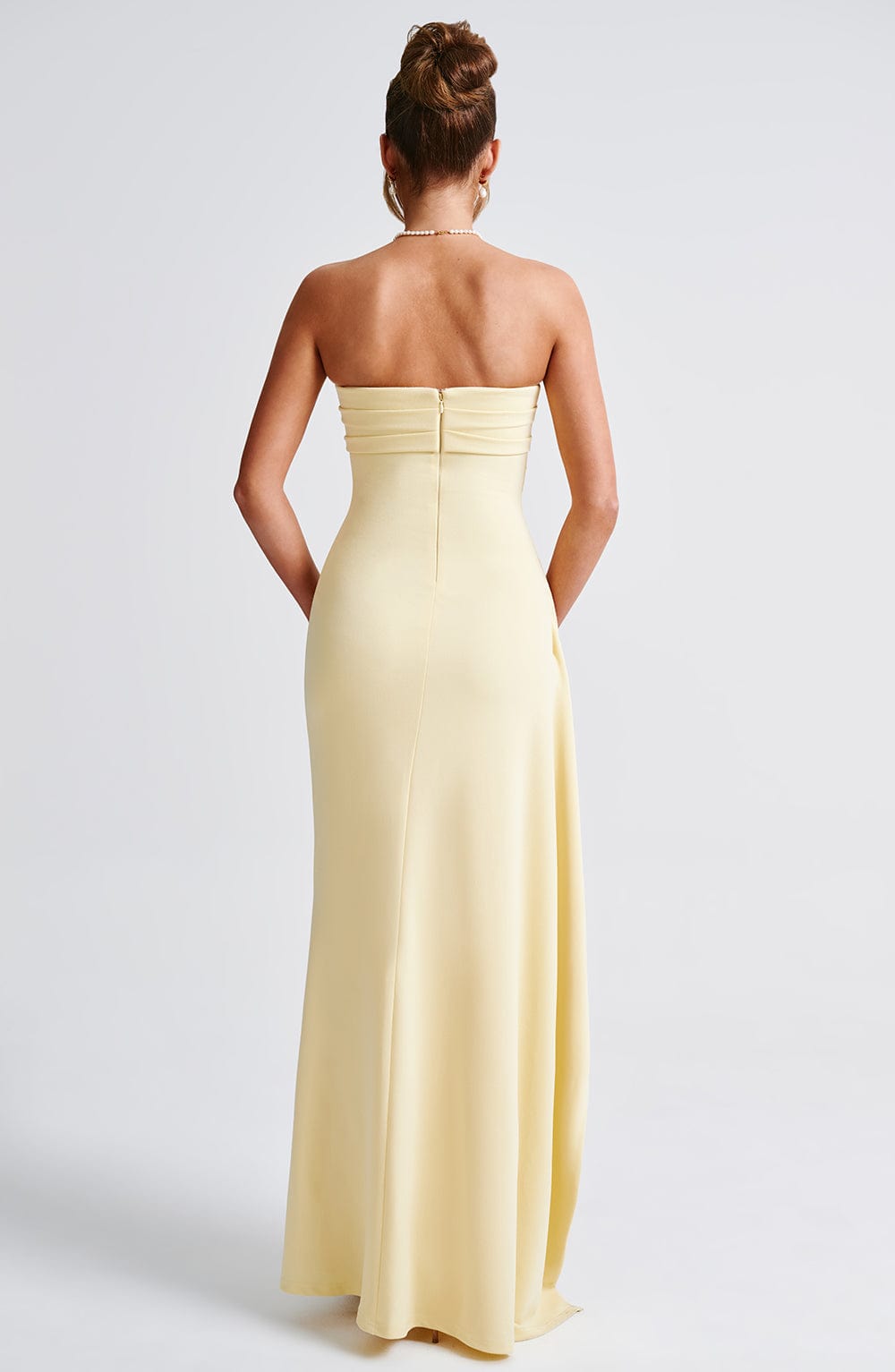 Zafira Limon Maxi Elbise