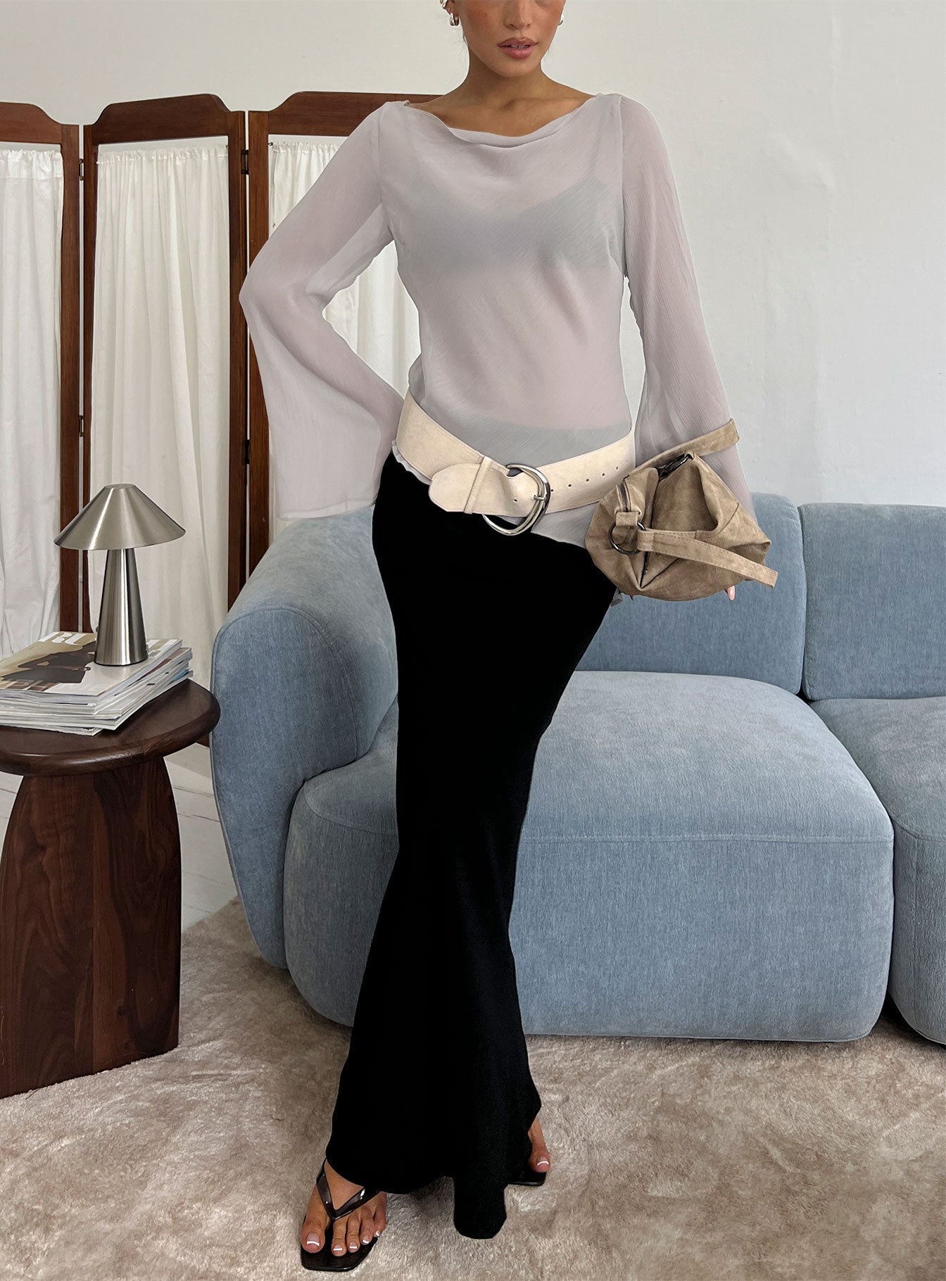 Jodie Siyah Maxi Etek