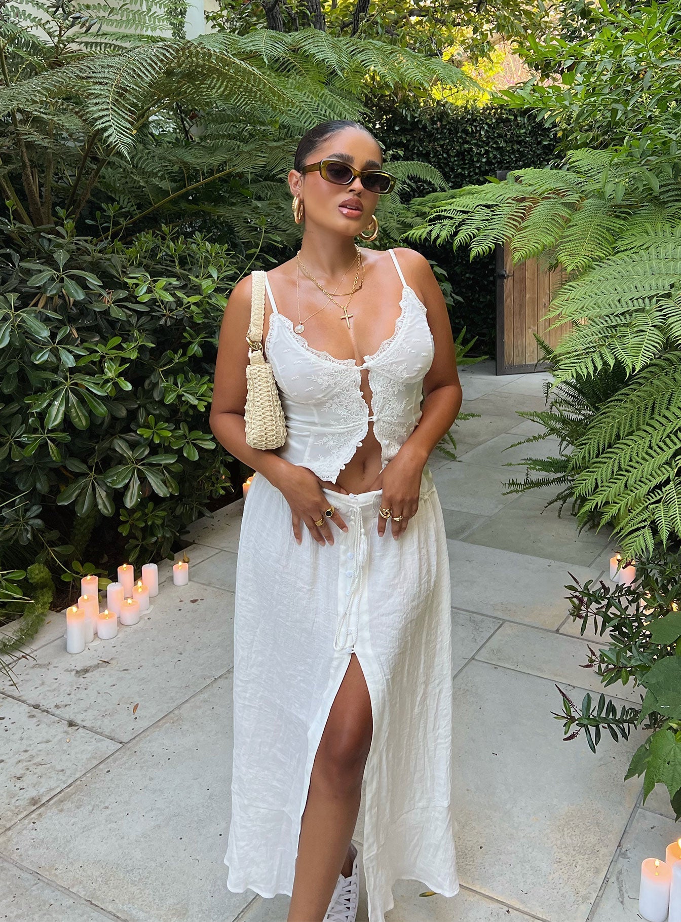 Juliana Beyaz Bluz
