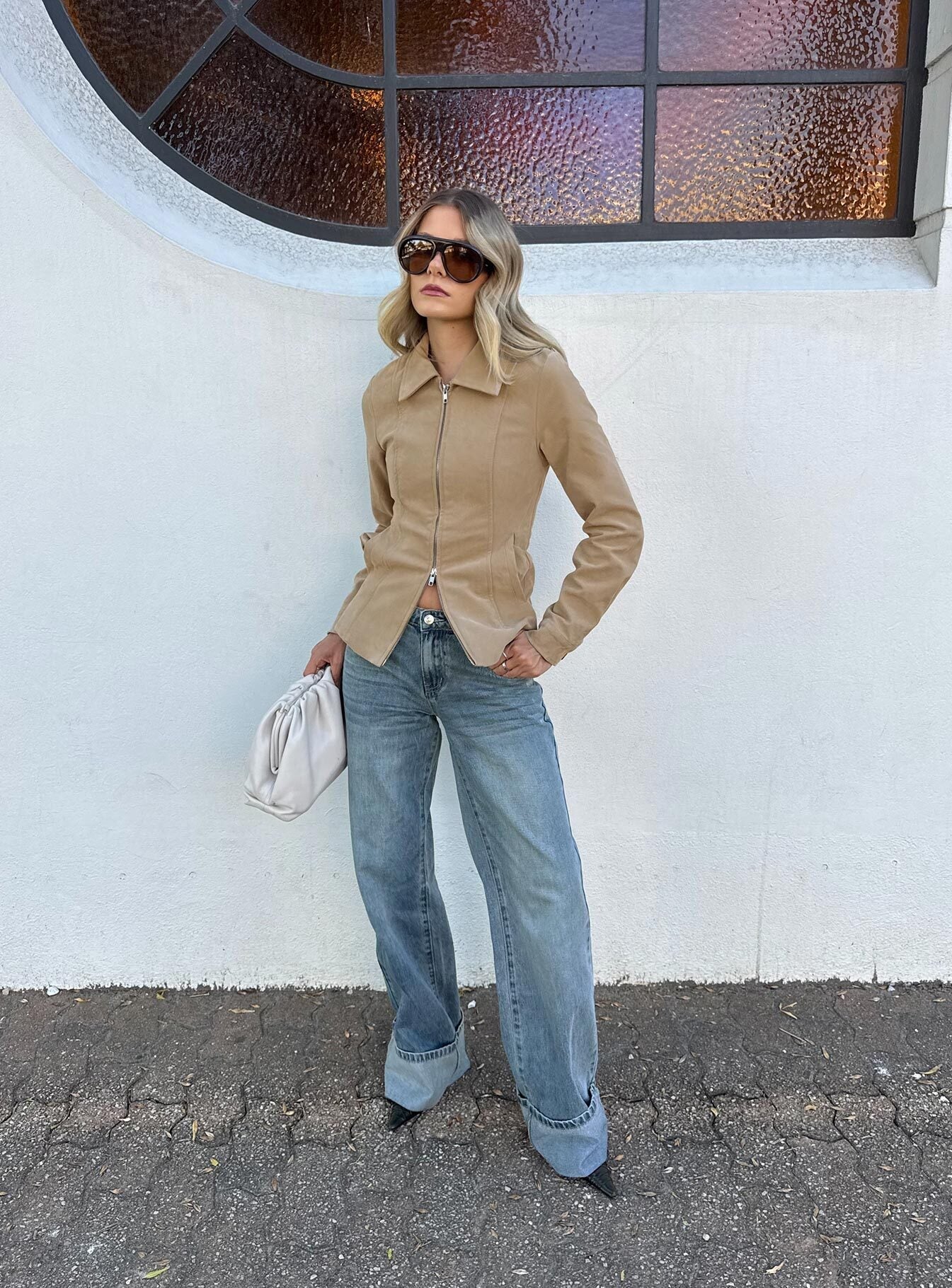 Ezia Geniş Paça Ham Denim Torba Jean
