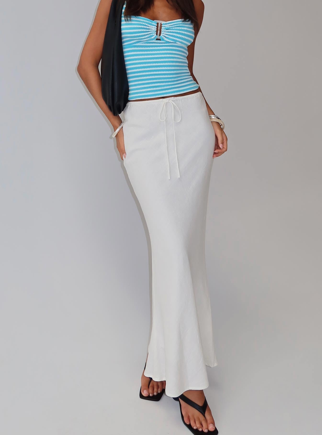 Mercer Keten Maxi Etek