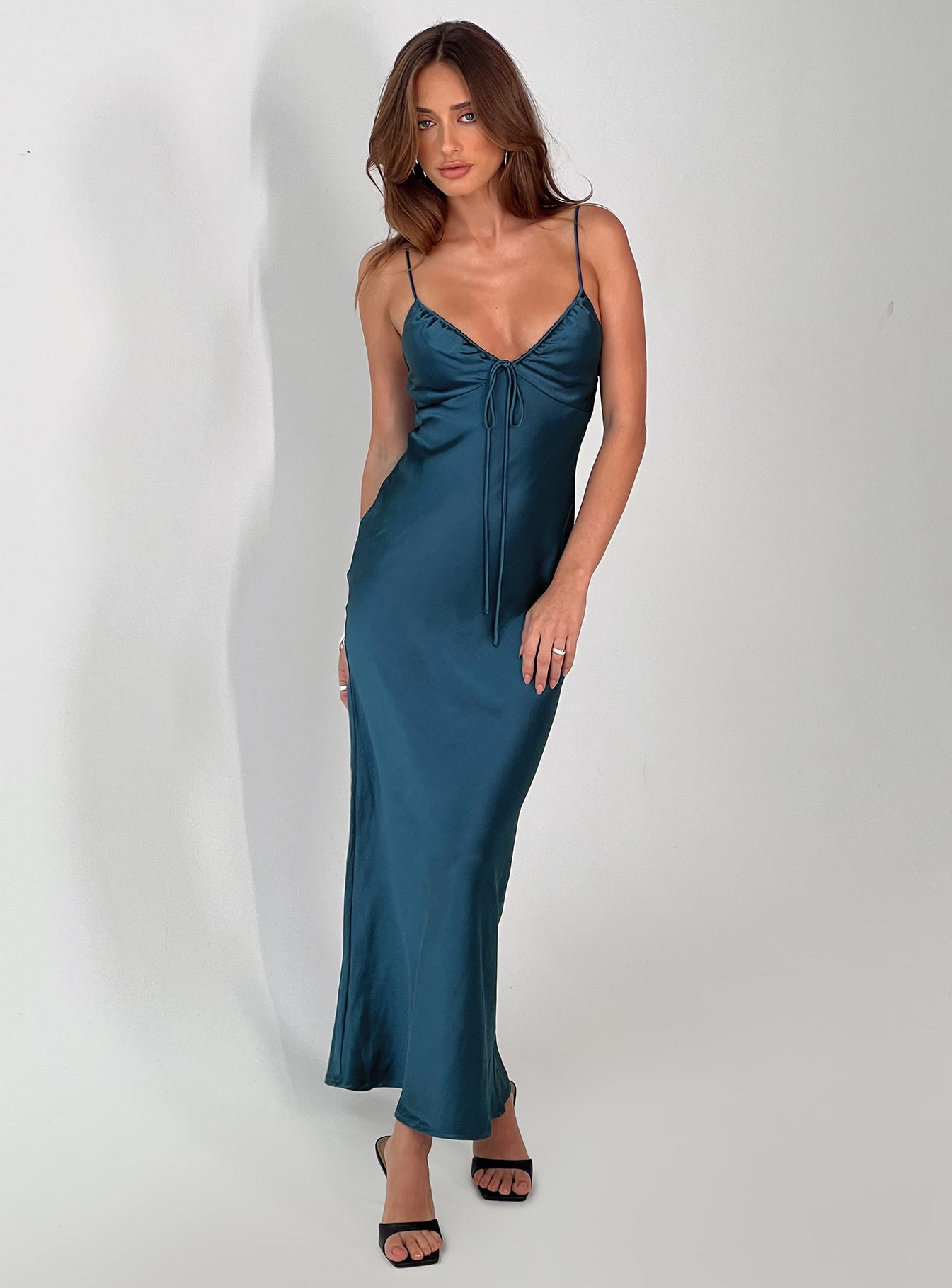 Lacivert Maguire Maxi Elbise