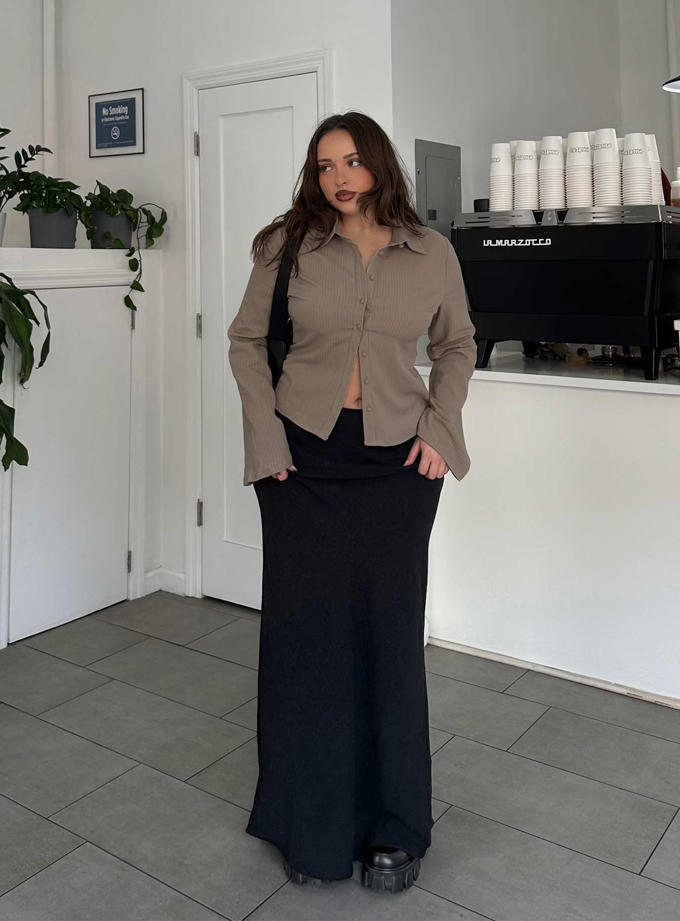 Jodie Siyah Maxi Etek