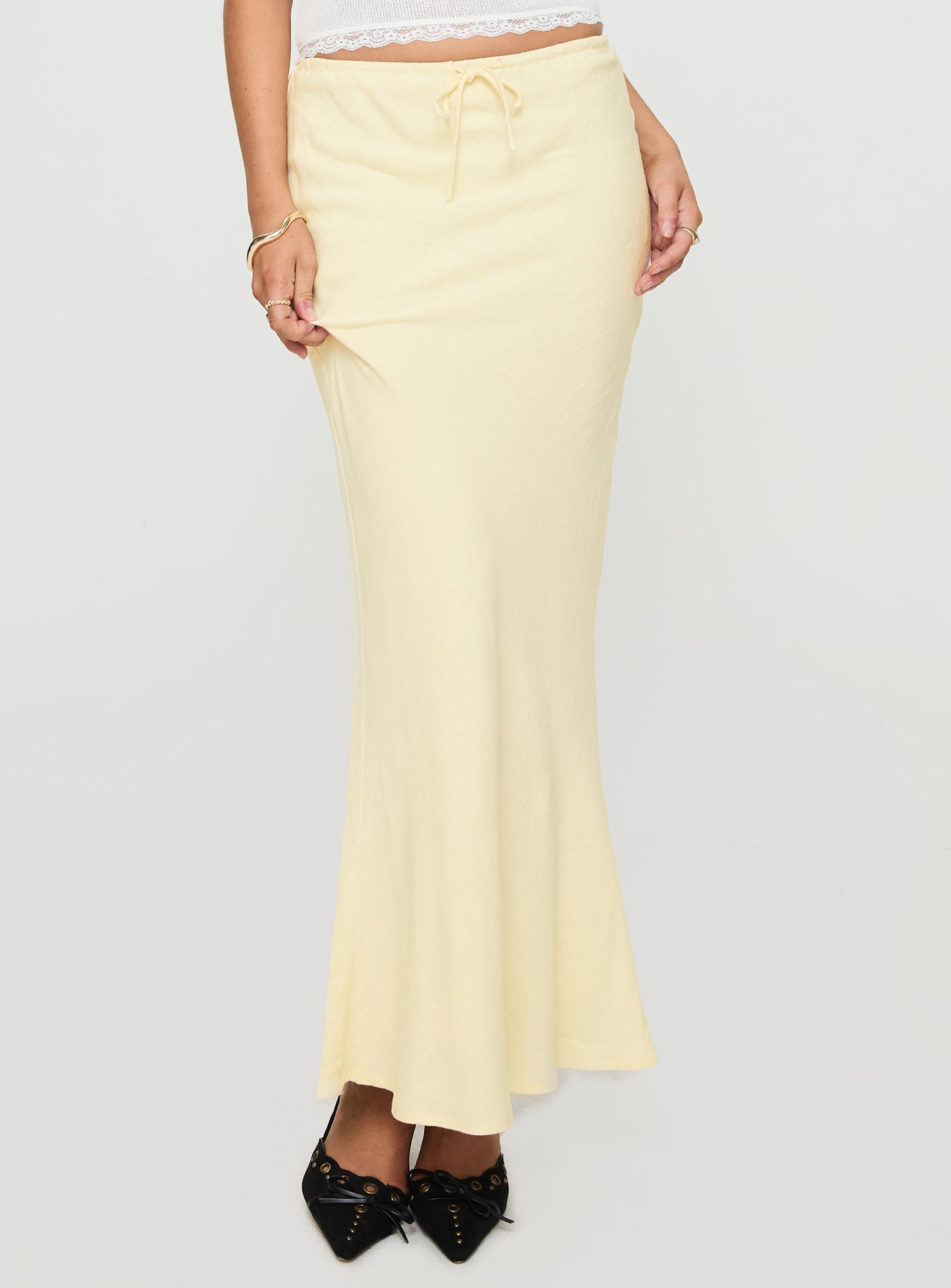 Mercer Keten Maxi Etek