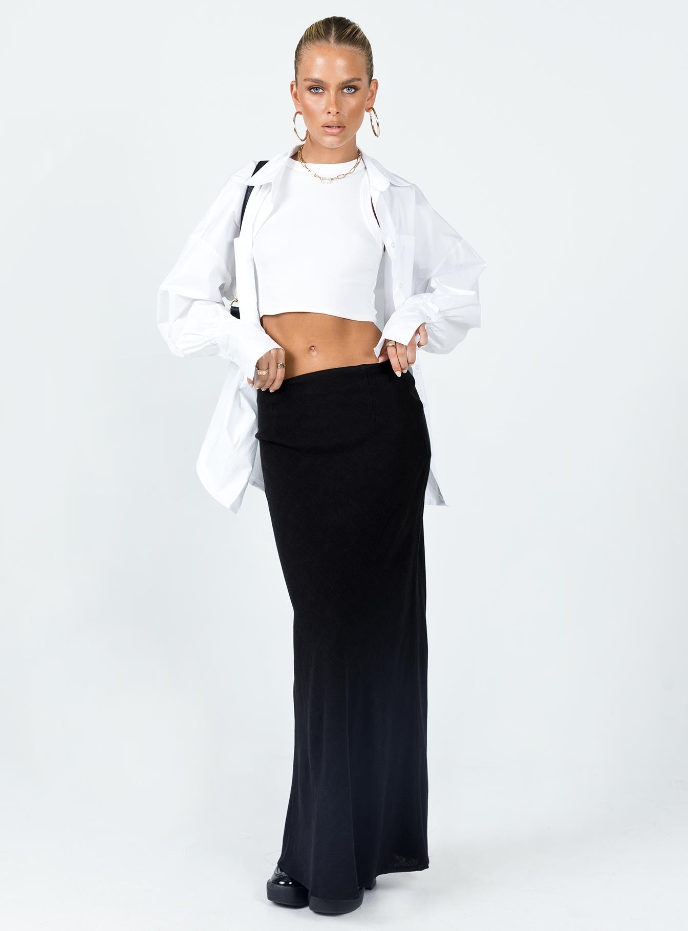 Jodie Siyah Maxi Etek