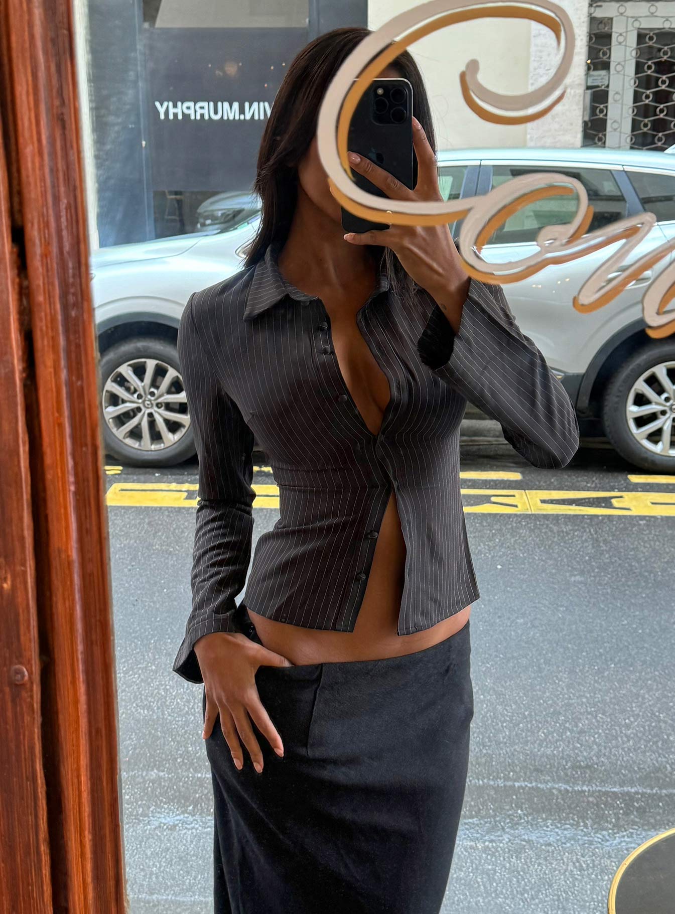 Anni Çizgili Gömlek