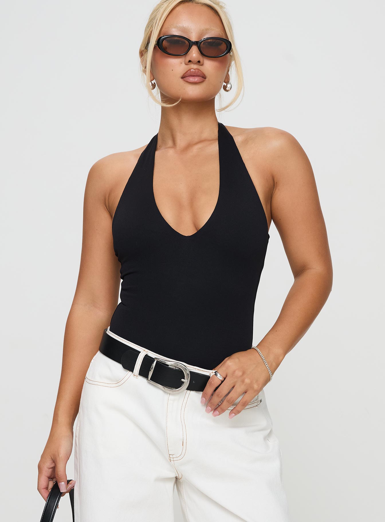 Siyah Halter Body