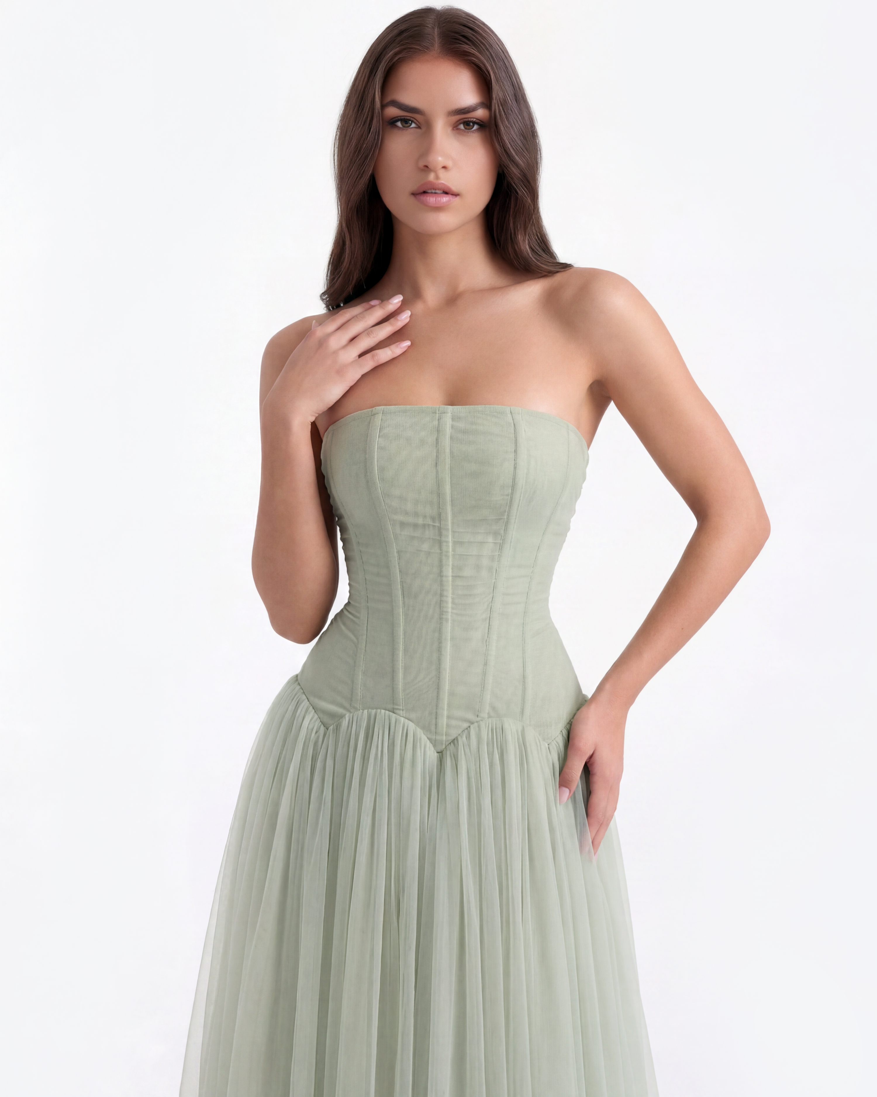 Arabella Mavi Maxi Elbise