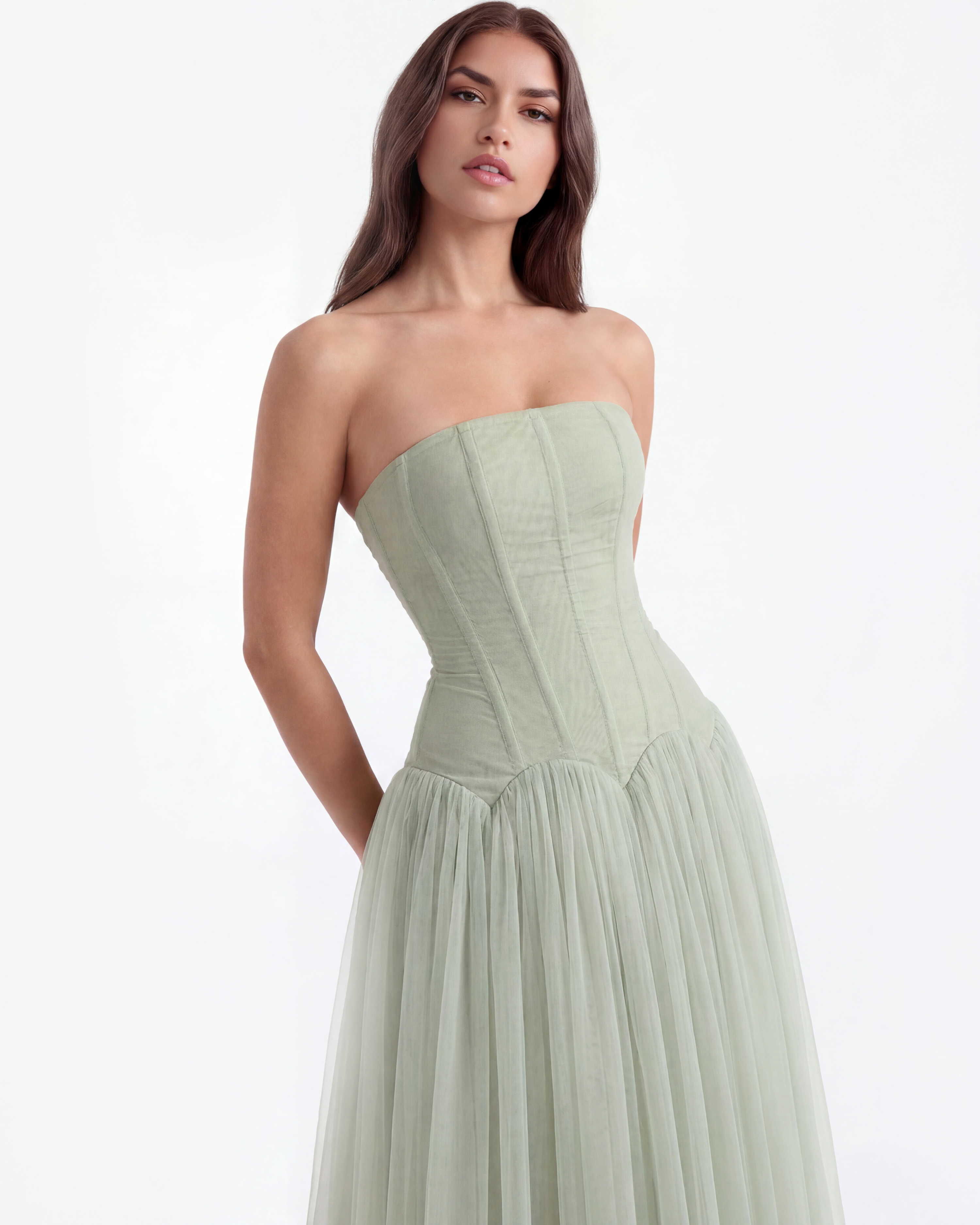 Arabella Mavi Maxi Elbise