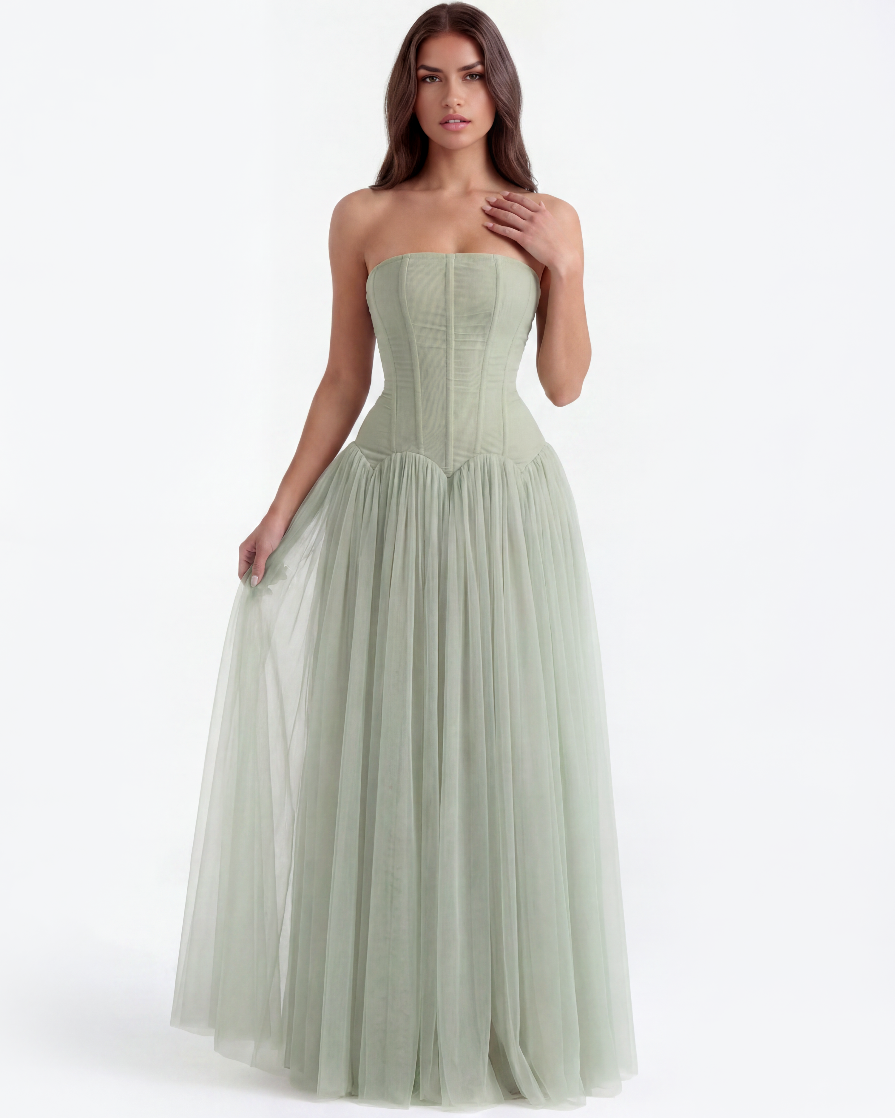Arabella Mavi Maxi Elbise